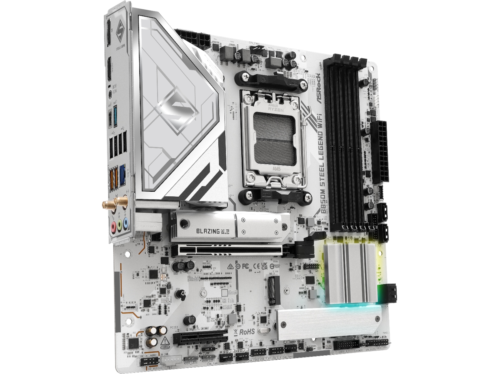 ASRock B850M Steel Legend WiFi Bundkort AMD Socket