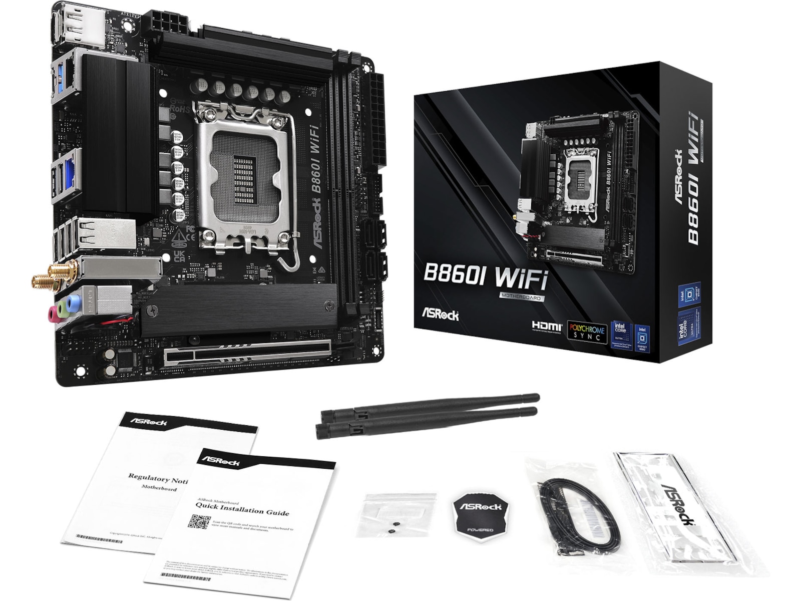 ASRock B860I WiFi Bundkort Intel Socket