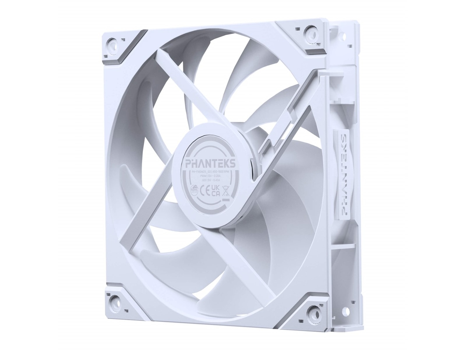 Phanteks M25 Gen2 140mm DRGB Reverse Ventilator (hvidt) Blæsere