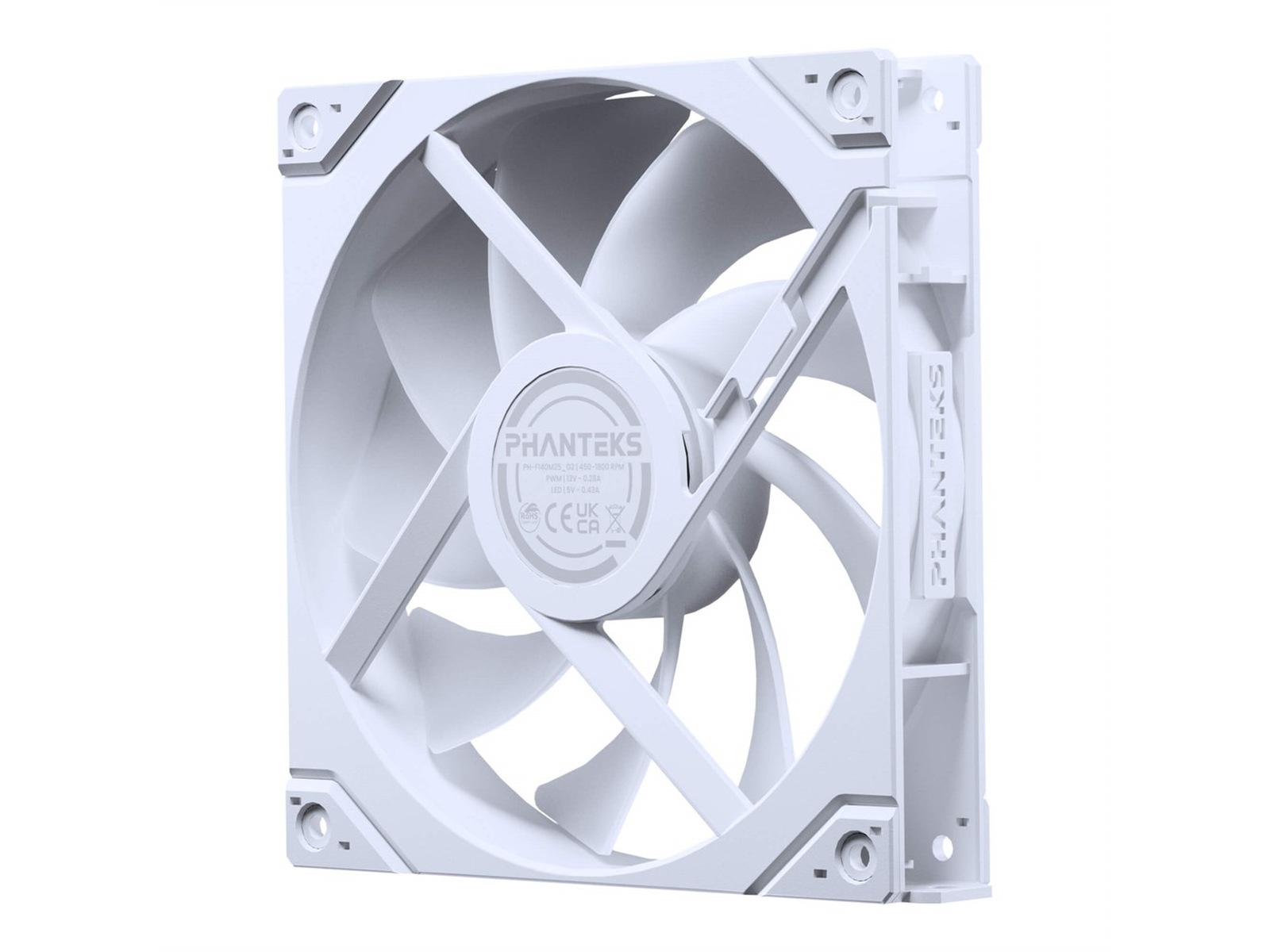 Phanteks M25 Gen2 140mm DRGB Ventilator (hvidt) Blæsere