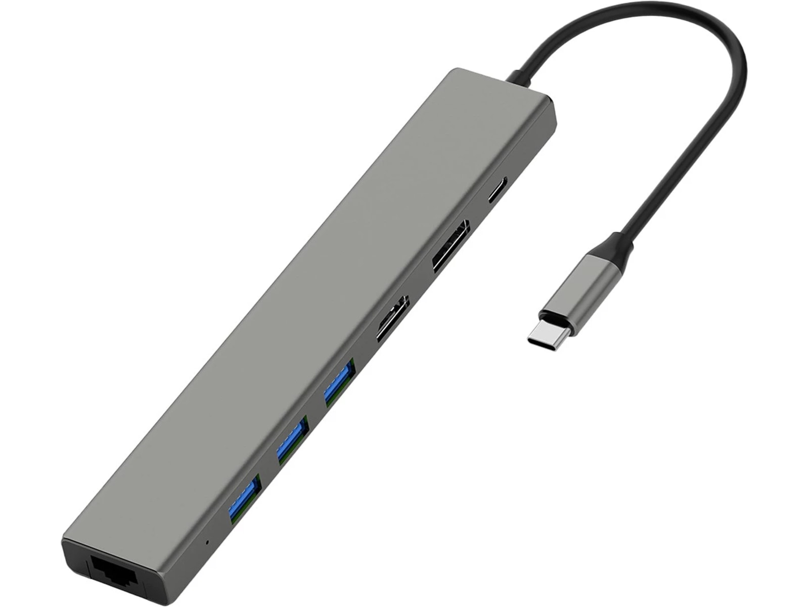 Andersson USB-H3410 7-i-1 USB-hub Dockingstation og USB-hub