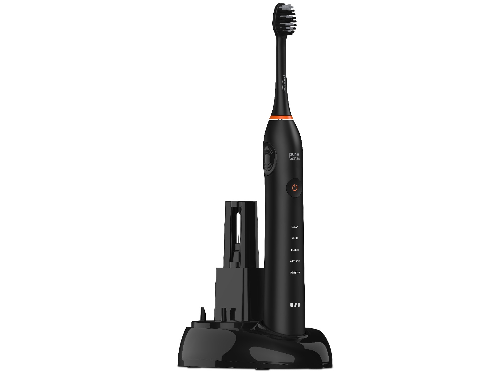 Puresense Dental C Sonic Enhanced Bundle (sort) Elektriske tandbørster