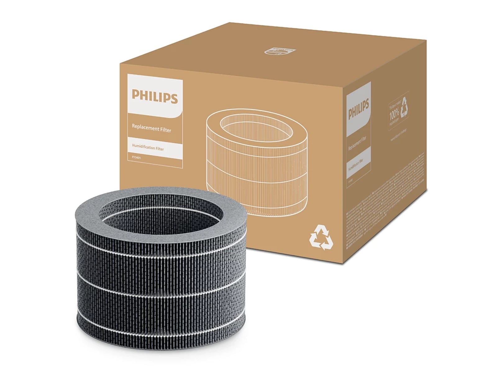 Philips PureProtect Water 3400 Series befugtningsfilter Luftrensere