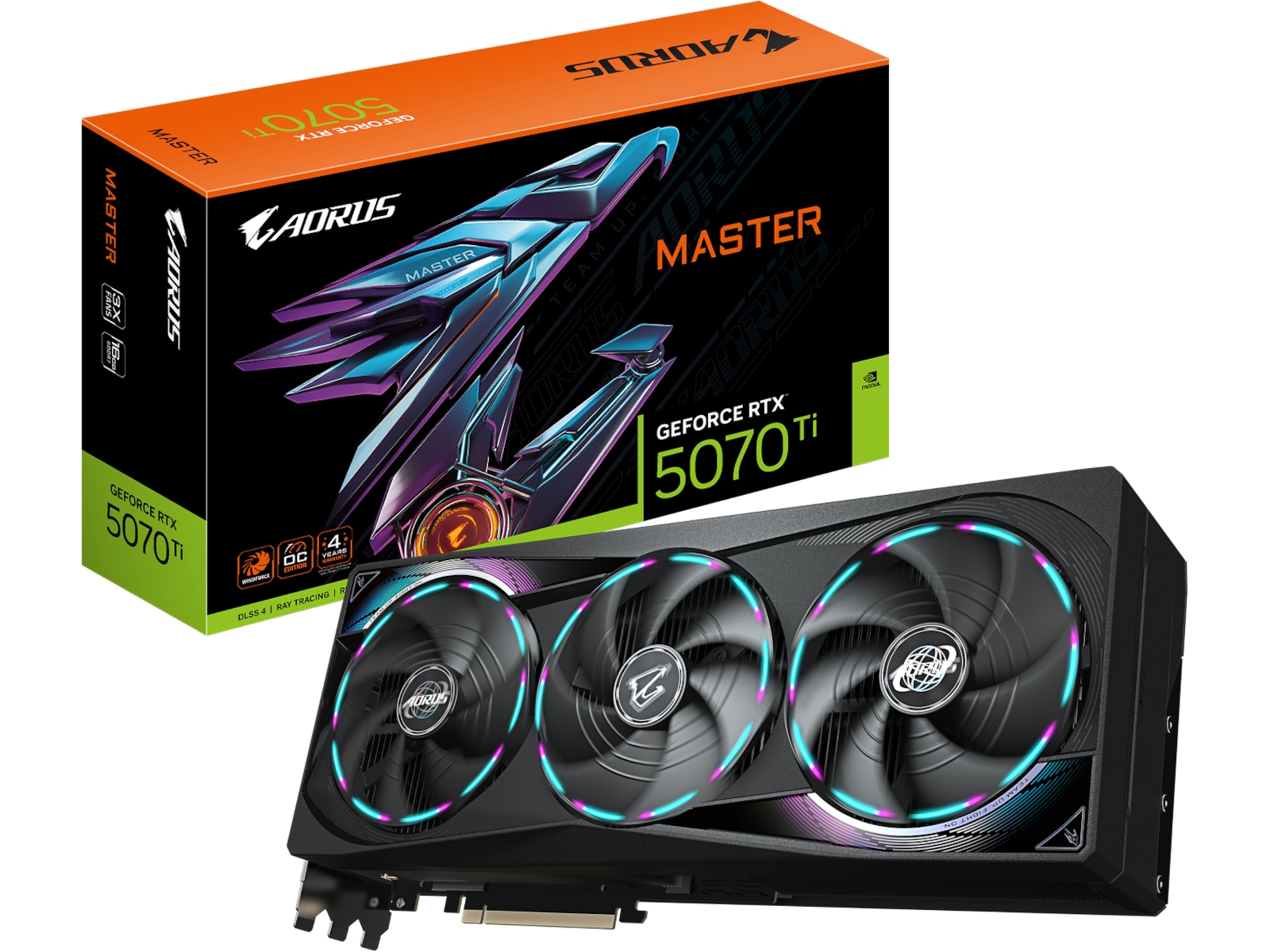 Gigabyte Aorus GeForce RTX 5070 Ti MASTER Grafikkort
