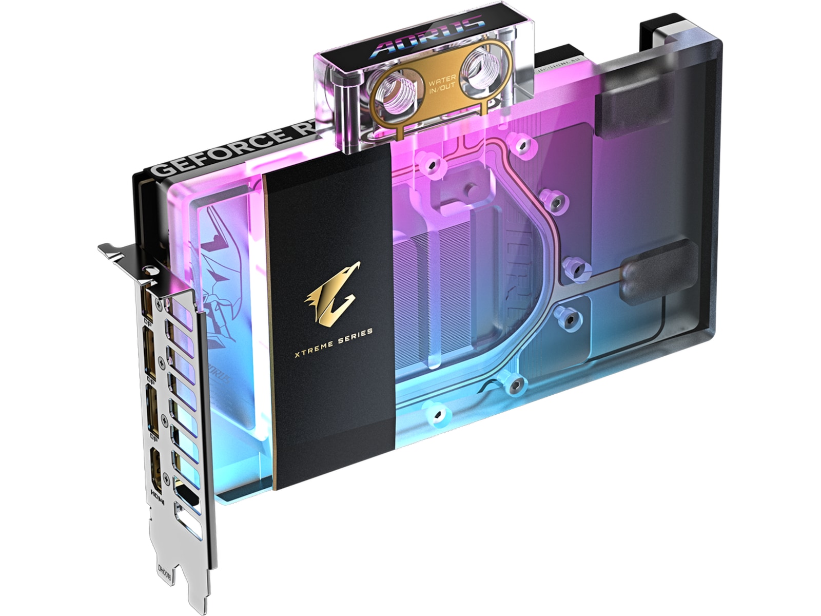 Gigabyte Aorus GeForce RTX 5080 XTREME WATERFORCE WB Grafikkort