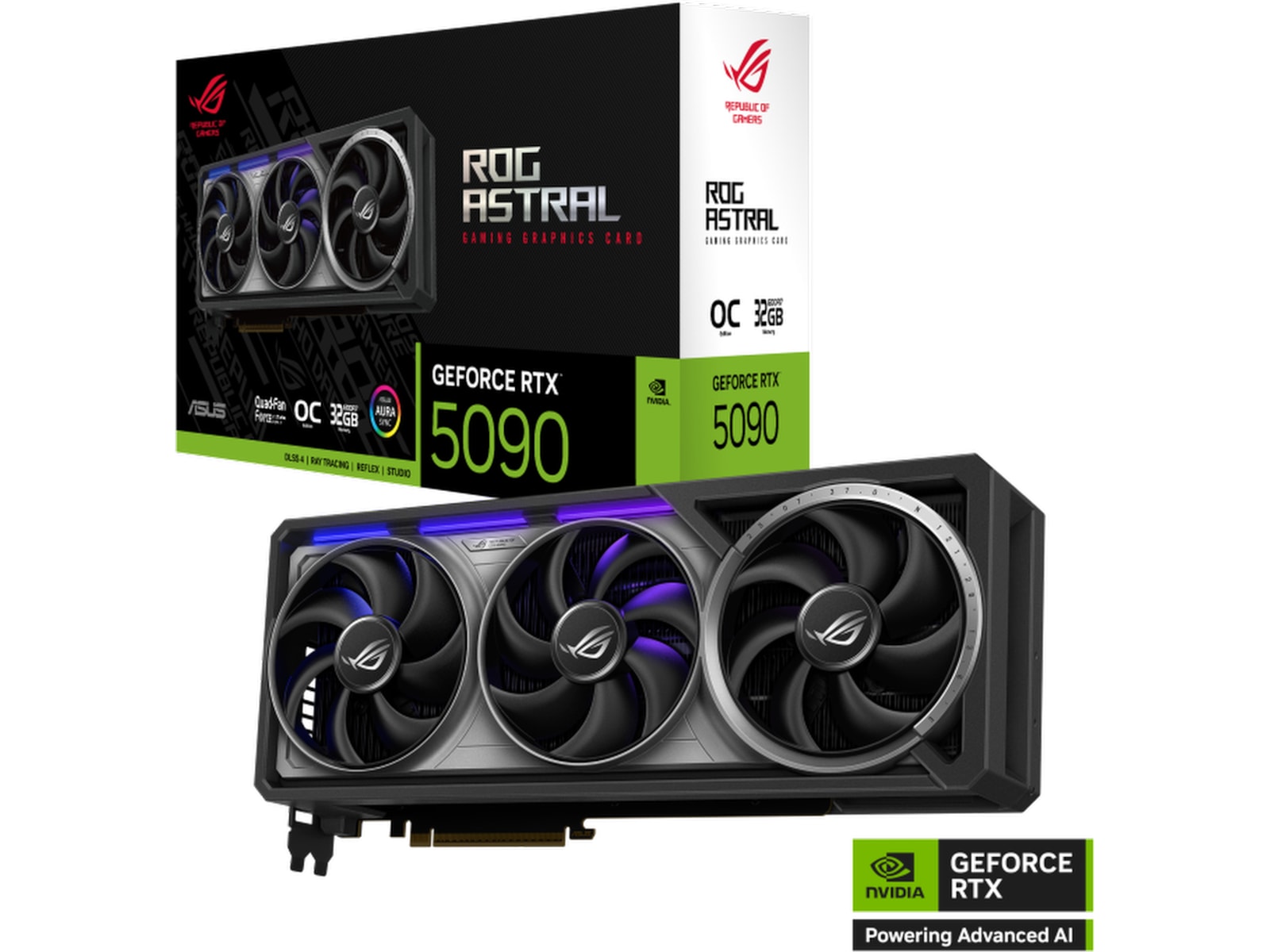 ASUS ROG Astral GeForce RTX 5090 OC Grafikkort