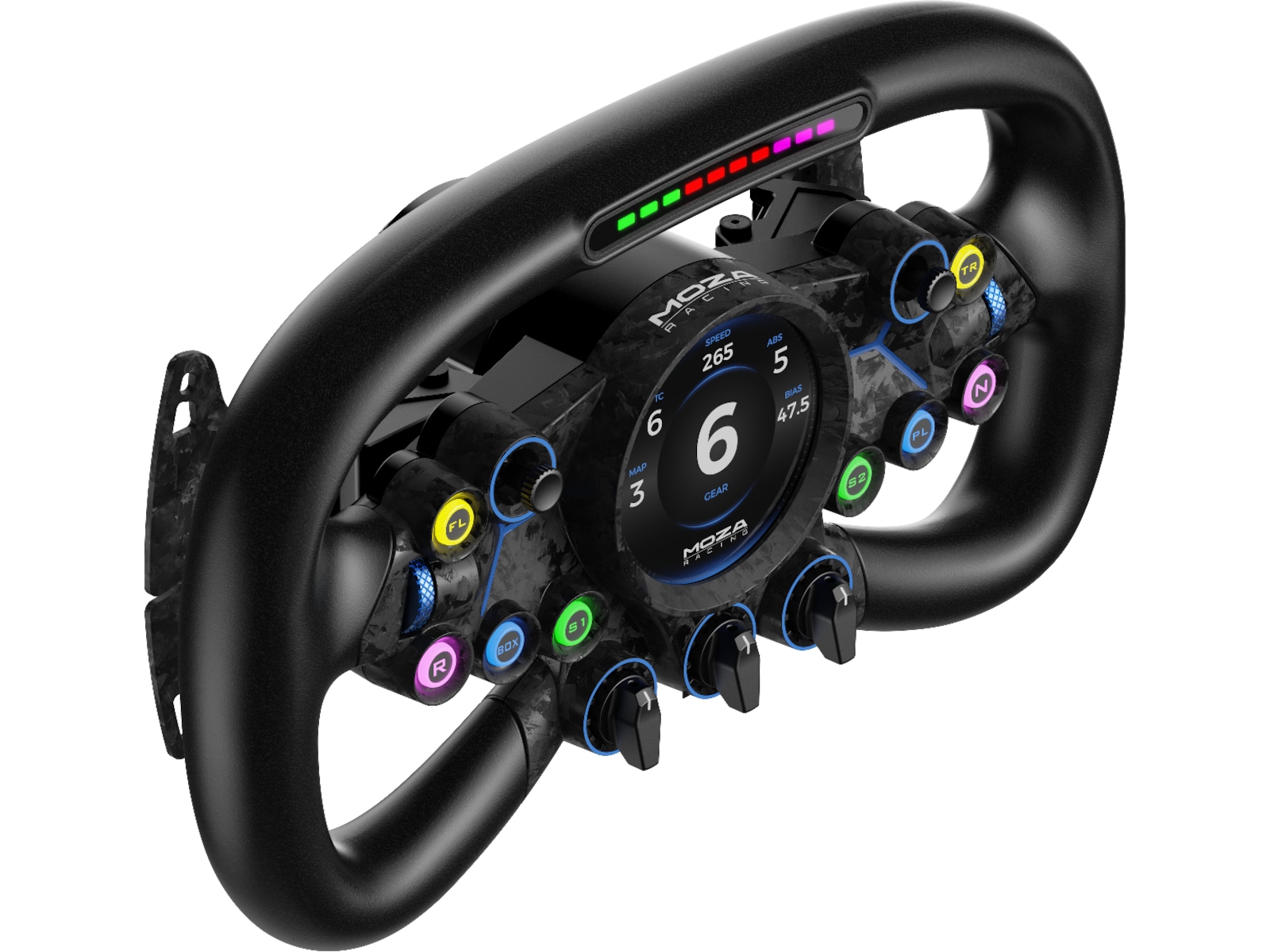 MOZA Vision GS rat 31cm Rat og pedaler