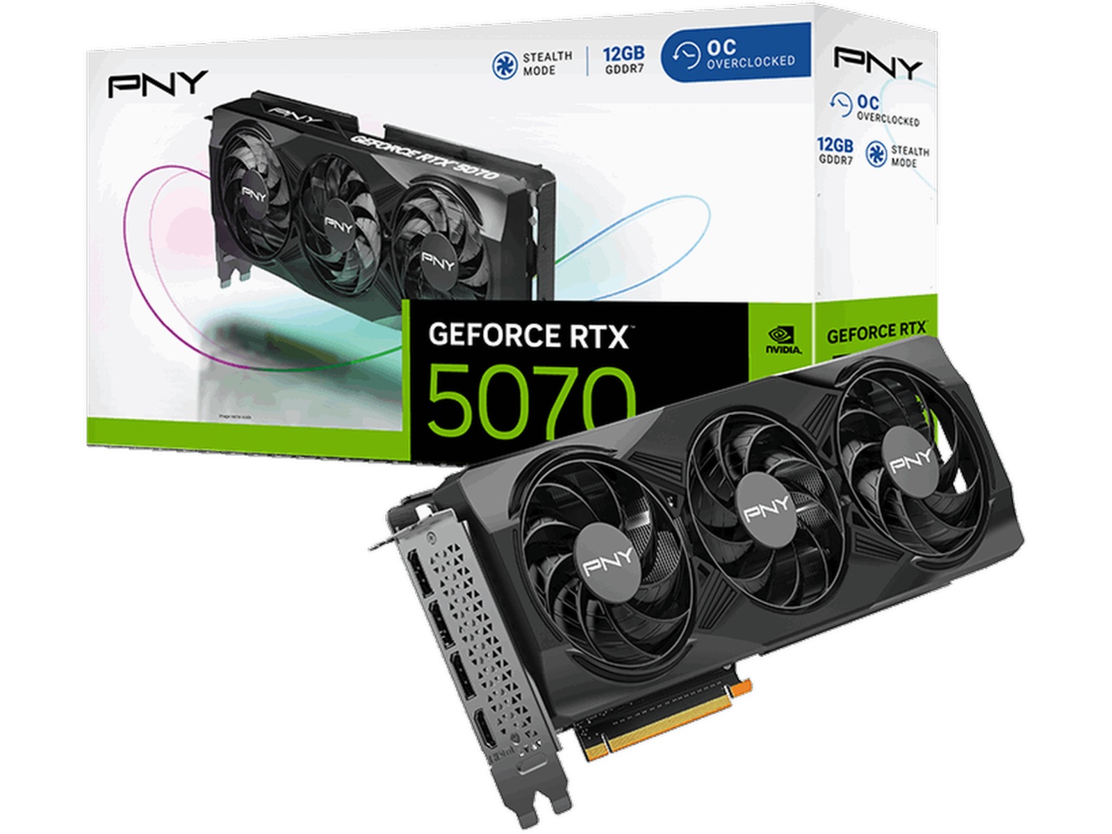 PNY GeForce RTX 5070 OC Grafikkort