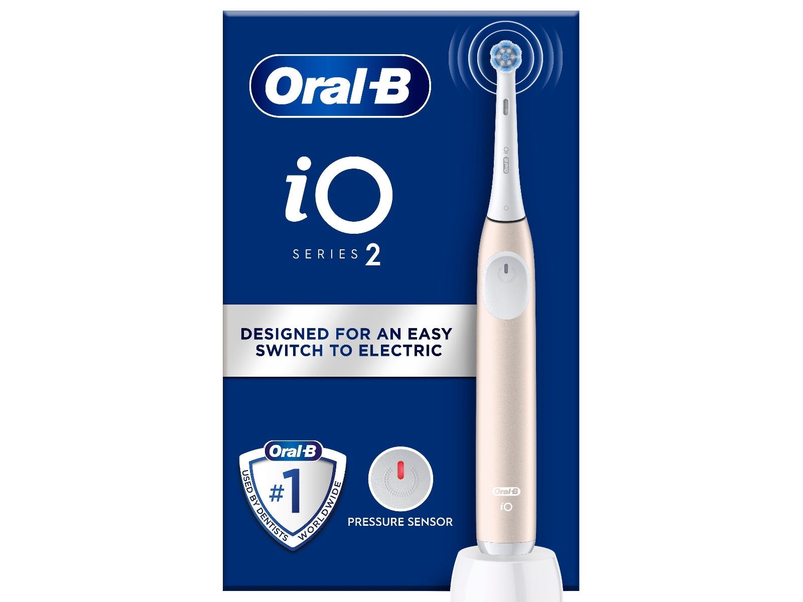 ORAL-B iO2 Series Elektrisk tandbørste (Calm Pink) Elektriske tandbørster