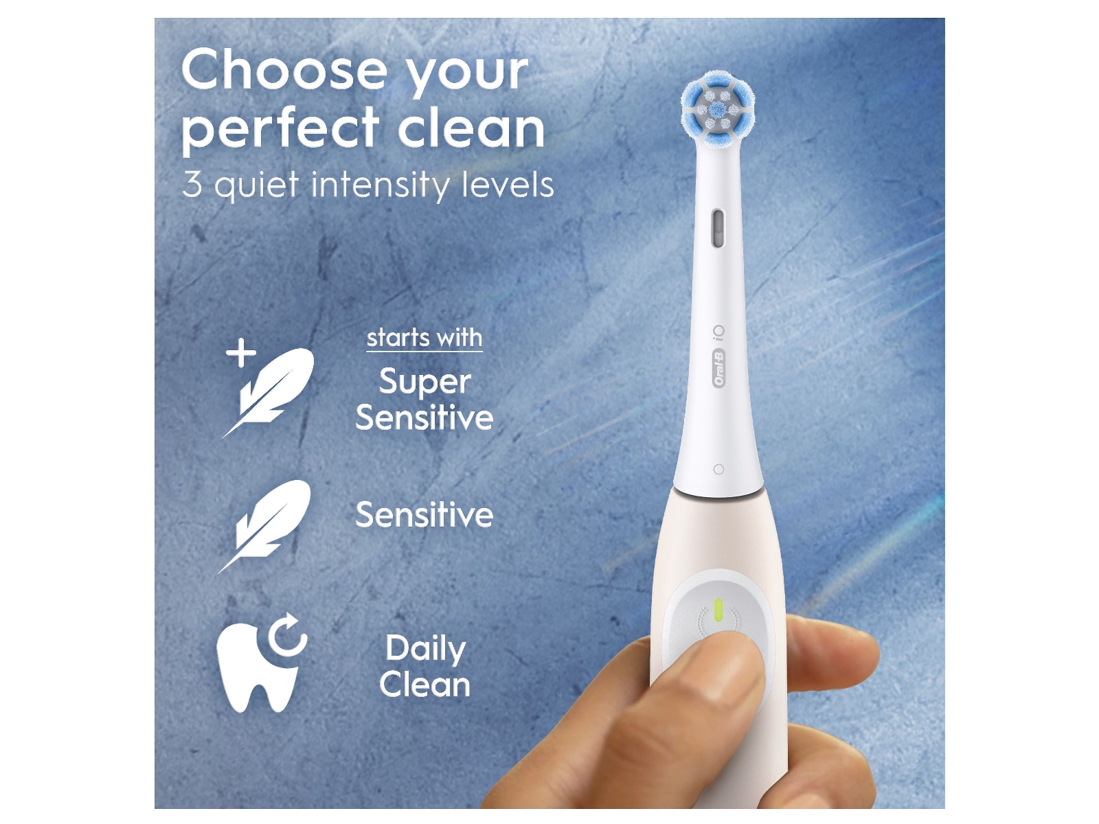 ORAL-B iO2 Series Elektrisk tandbørste (Calm Pink) Elektriske tandbørster