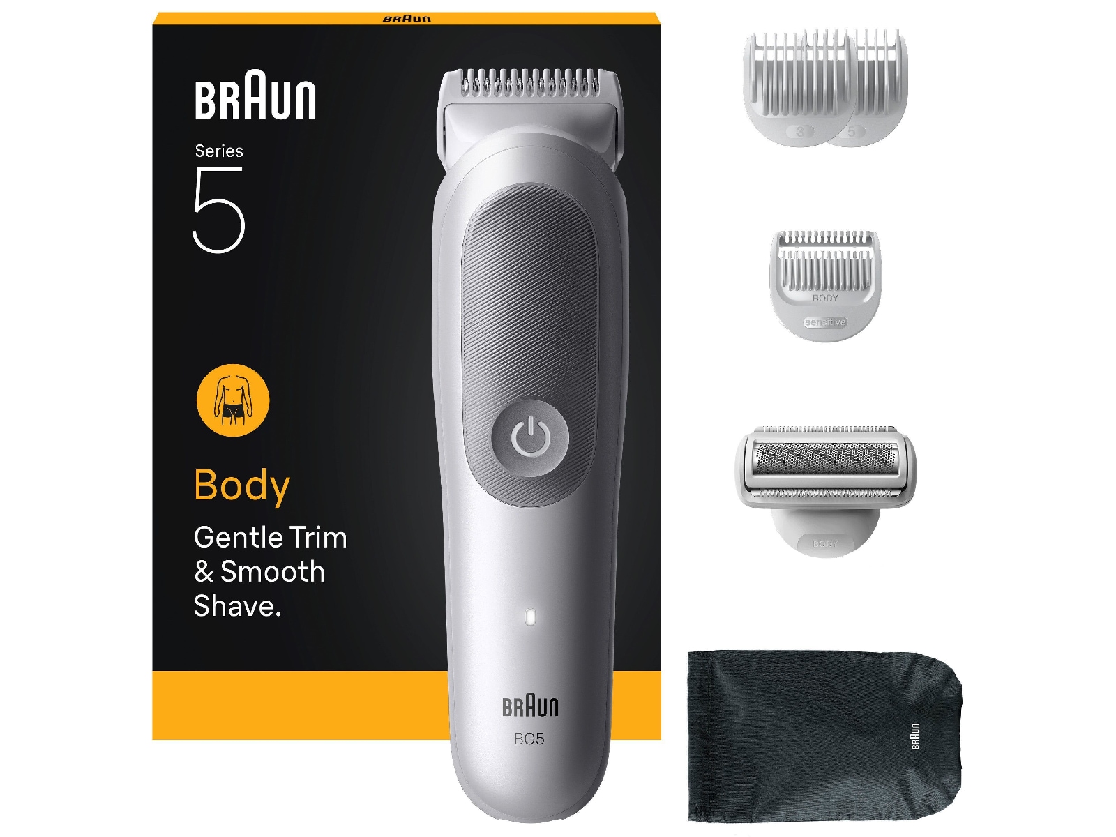 Braun Series 5 kropstrimmer (grå) Barbermaskine