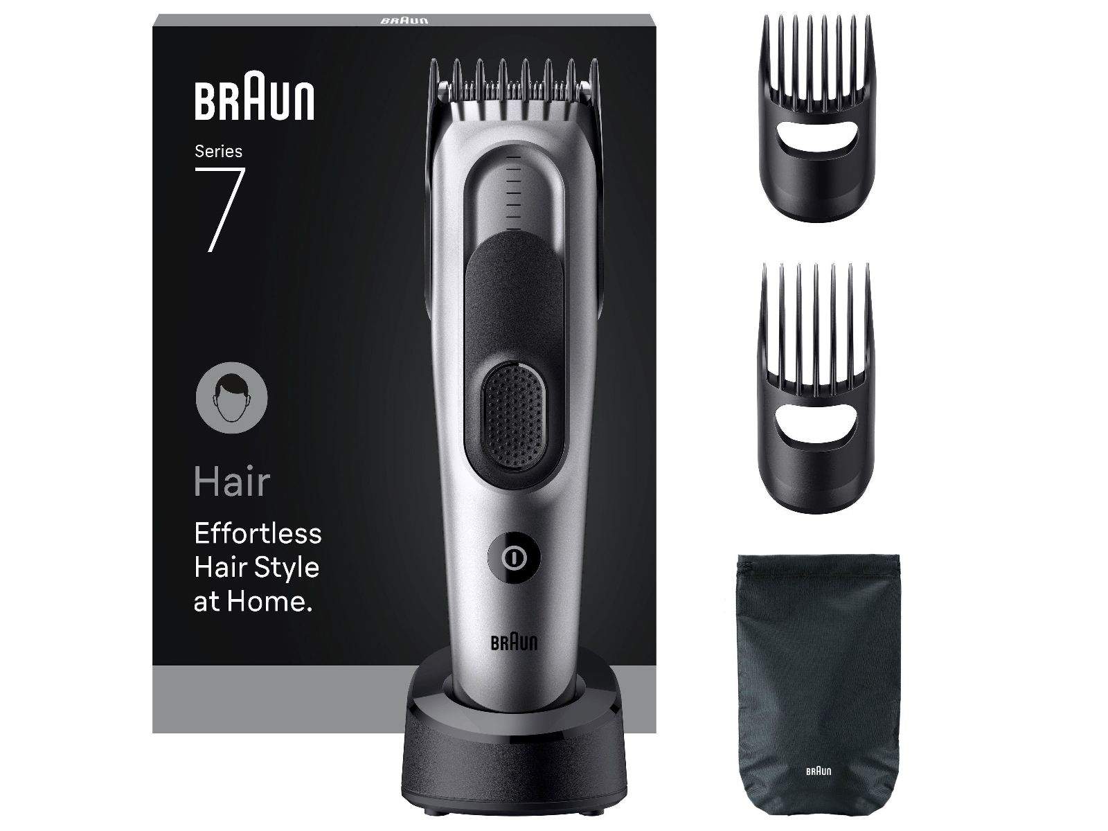 Braun Series 7 hårklipper (grå) Hårtrimmer