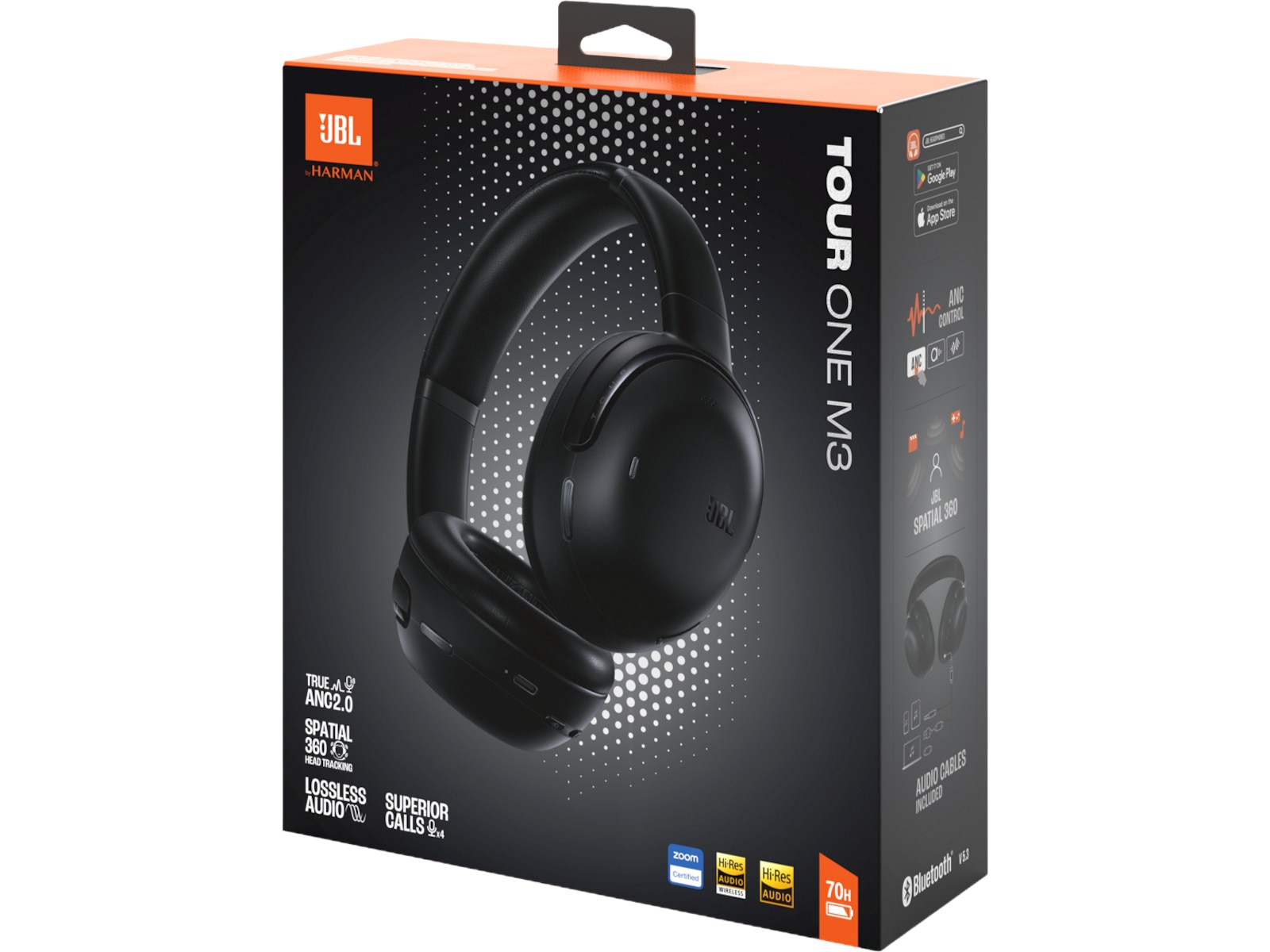 JBL Tour One M3 ANC Trådløse høretelefoner, Over-Ear (sort) Høretelefoner