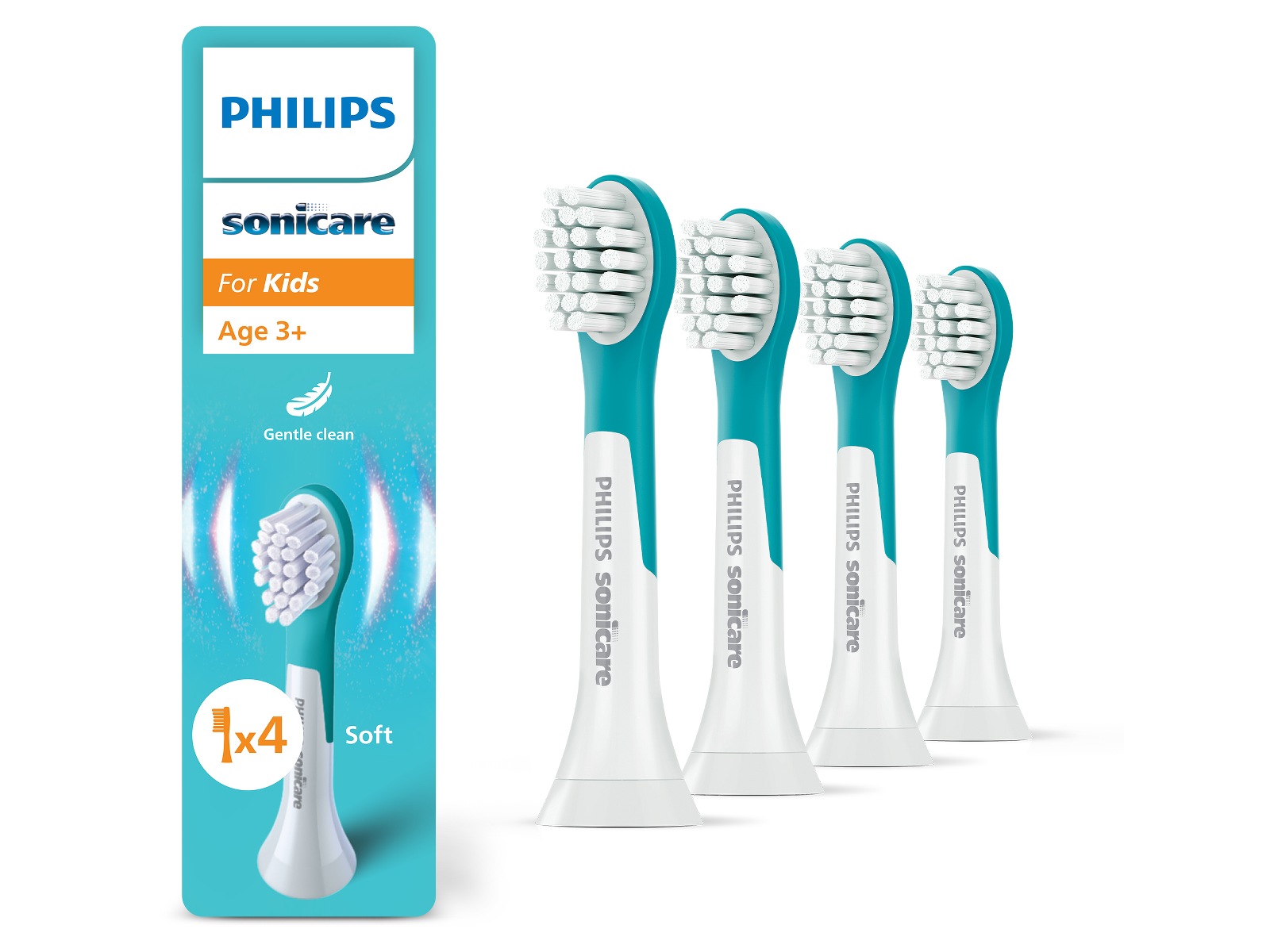 Philips Sonicare til børn tandbørstehoveder (2 pack) Tandbørstehoveder