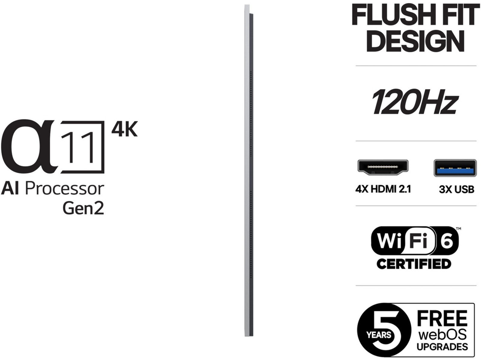 LG 97" G5 AI 4K OLED Smart TV (2025) Over 80 tommer TV