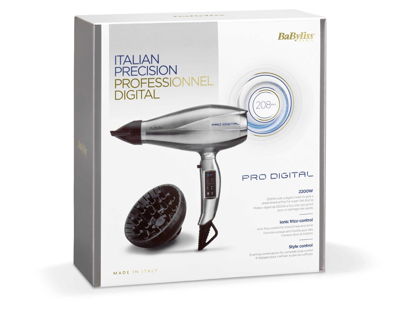 BaByliss 6000E Pro Digital hårtørrer Hårpleje & styling