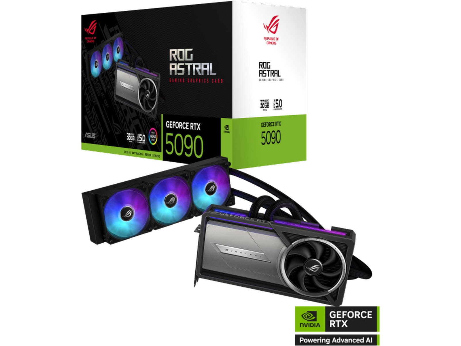 Asus GeForce RTX 5090 ROG Astral LC Grafikkort
