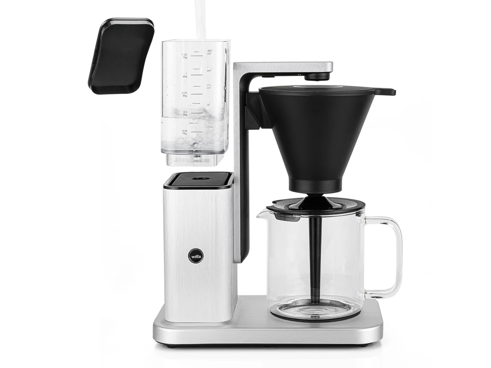 Wilfa Zense Alux kaffemaskine (børstet aluminium) Kaffemaskiner