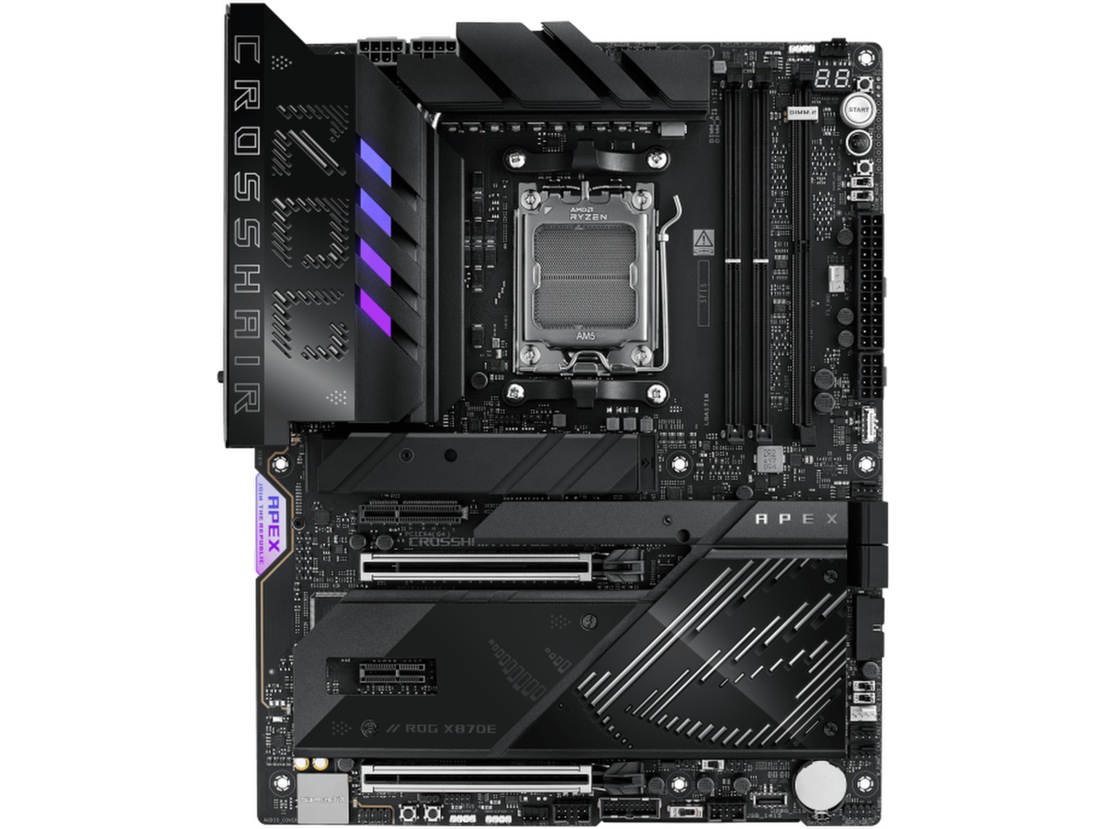 ASUS ROG CROSSHAIR X870E APEX Bundkort AMD Socket