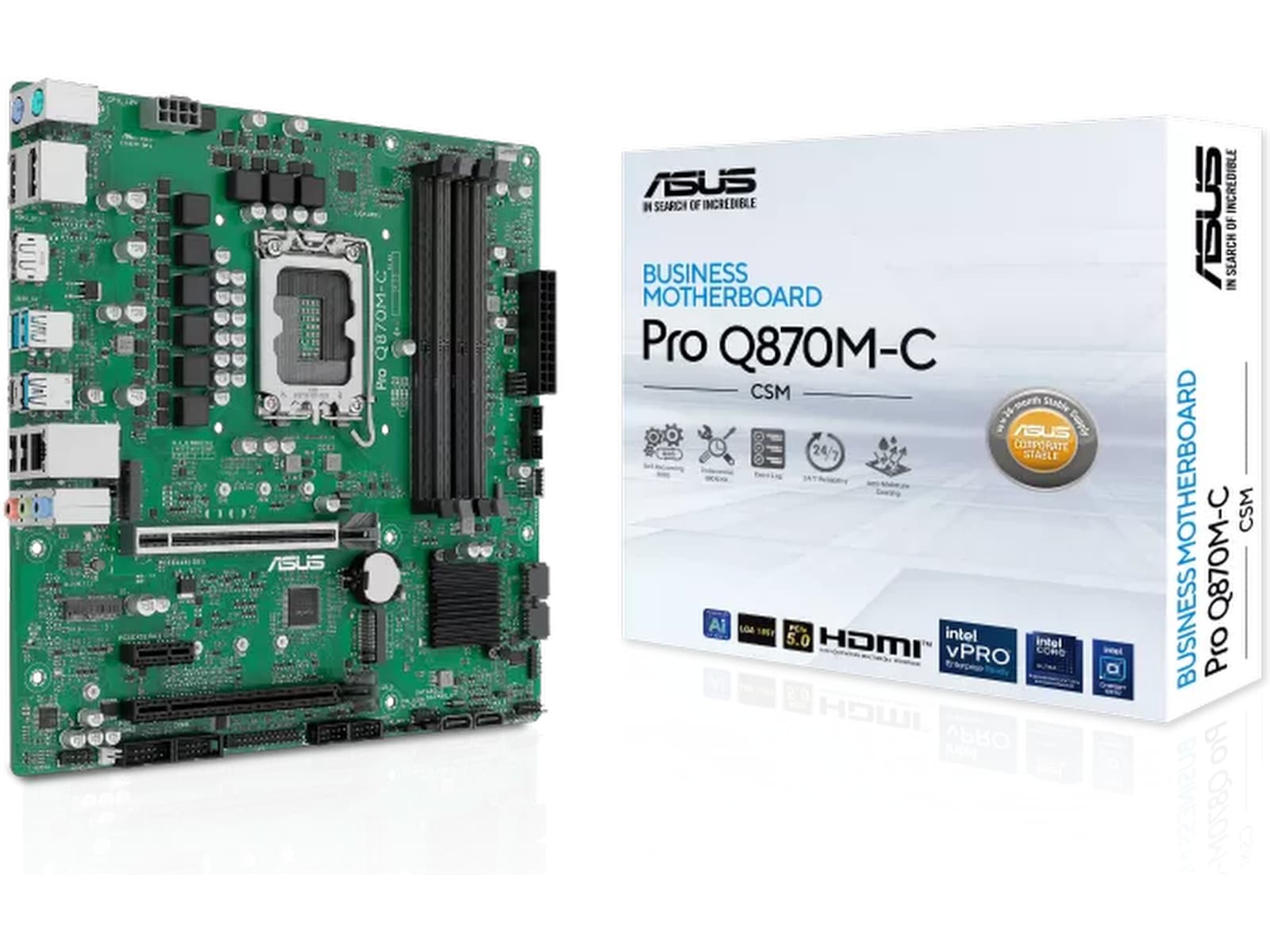 ASUS Pro Q870M-C-CSM Bundkort Intel Socket