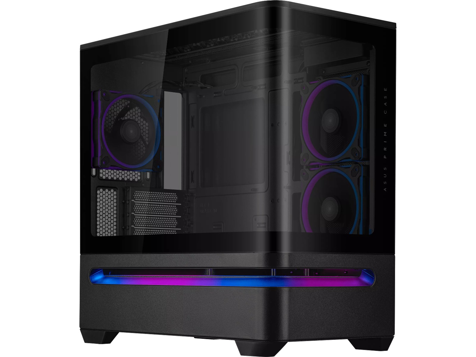 Asus PRIME AP202 TG ARGB mATX Tower (sort) Mini/Micro/Nano tower