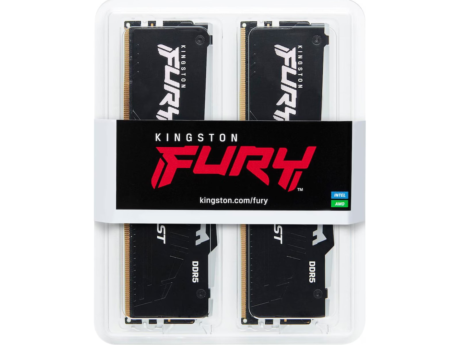 Kingston Fury Beast RGB DDR5 6000 MHz 64GB Hukommelse (RAM)
