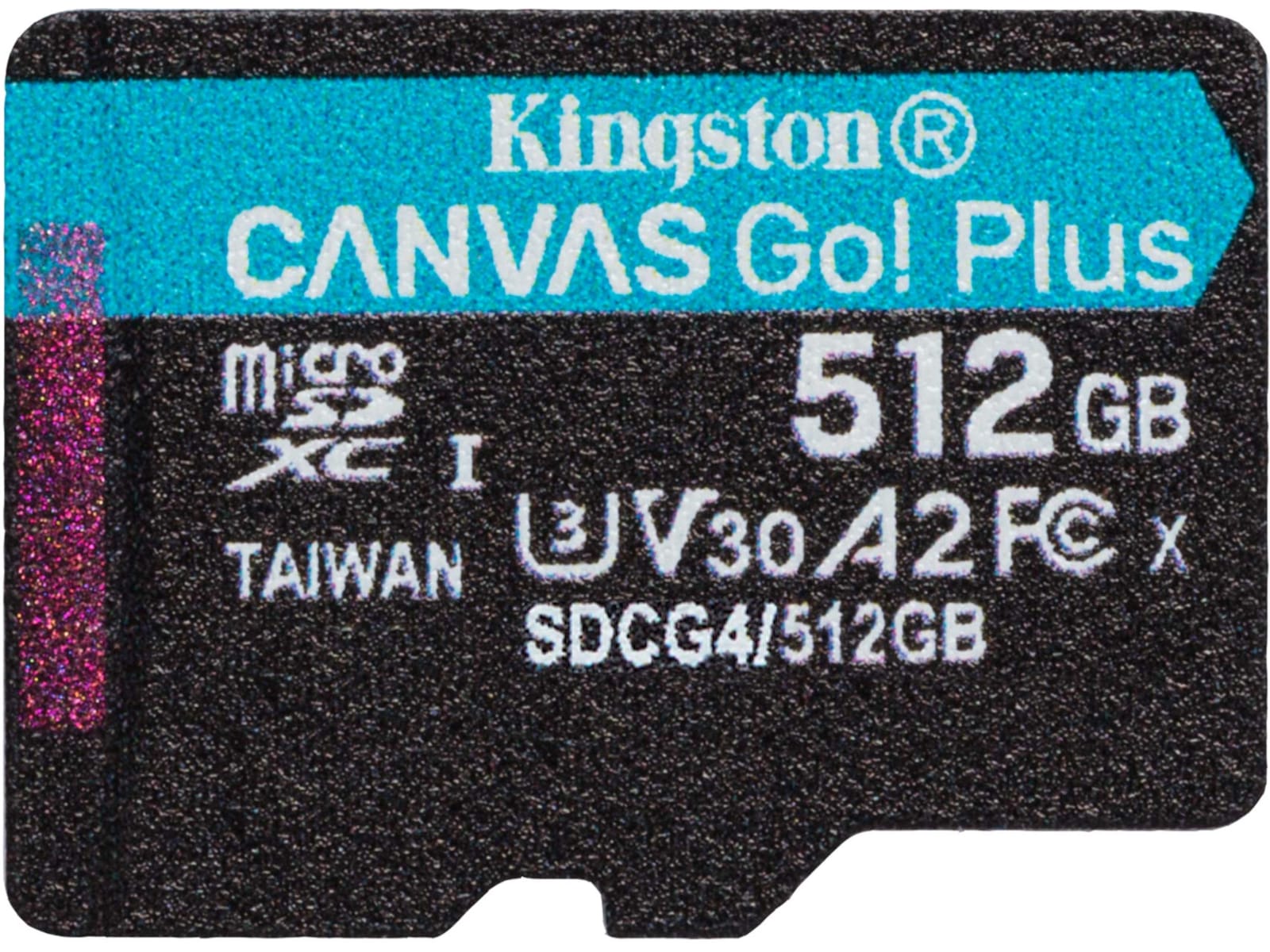 Kingston Canvas Go! Plus microSD 512GB Flash-hukommelse