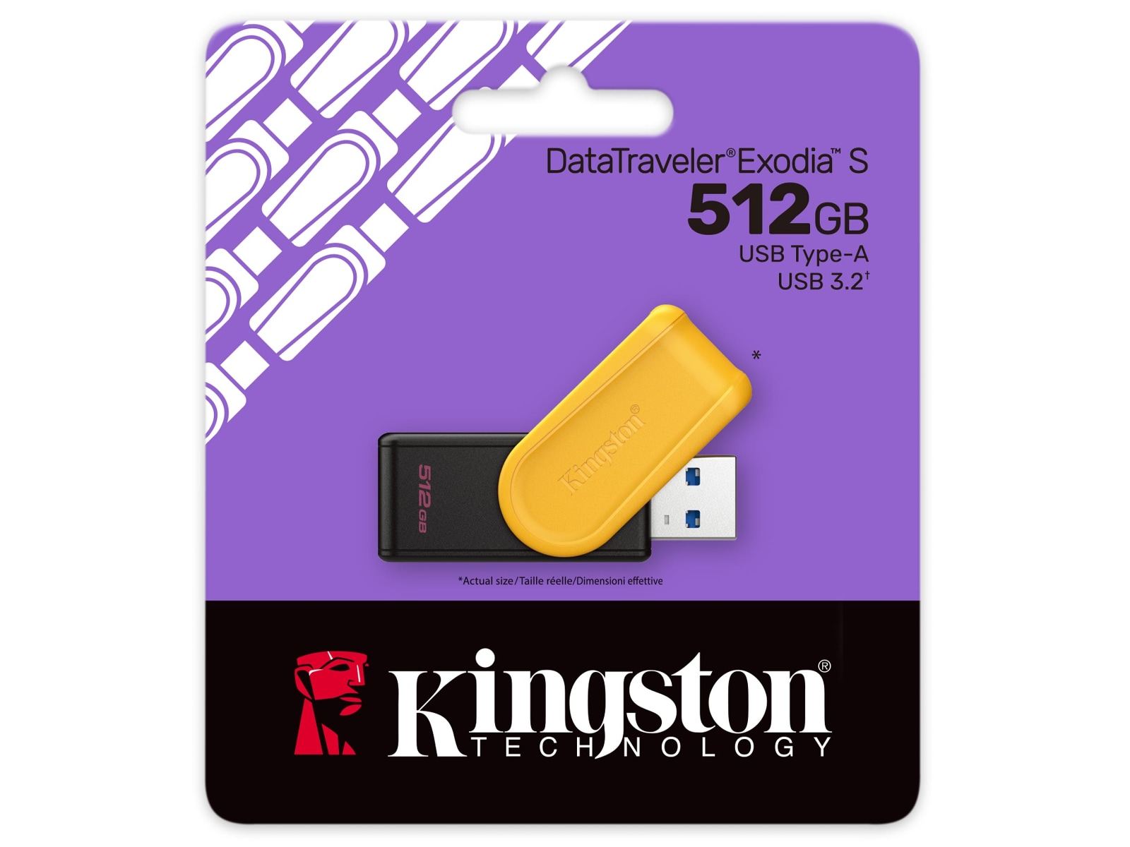 Kingston DataTraveler Exodia S USB Minnepenn 512GB USB-Hukommelse
