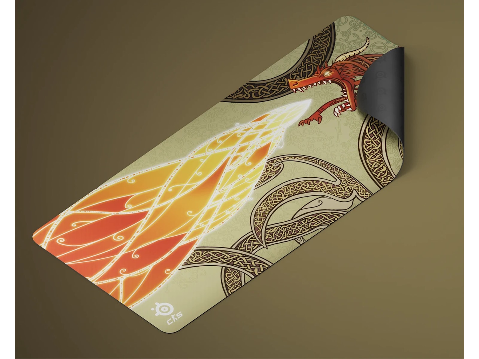 SteelSeries Qck XXL CS2 Dragon Lore Musemåtte Gamingmusemåtte