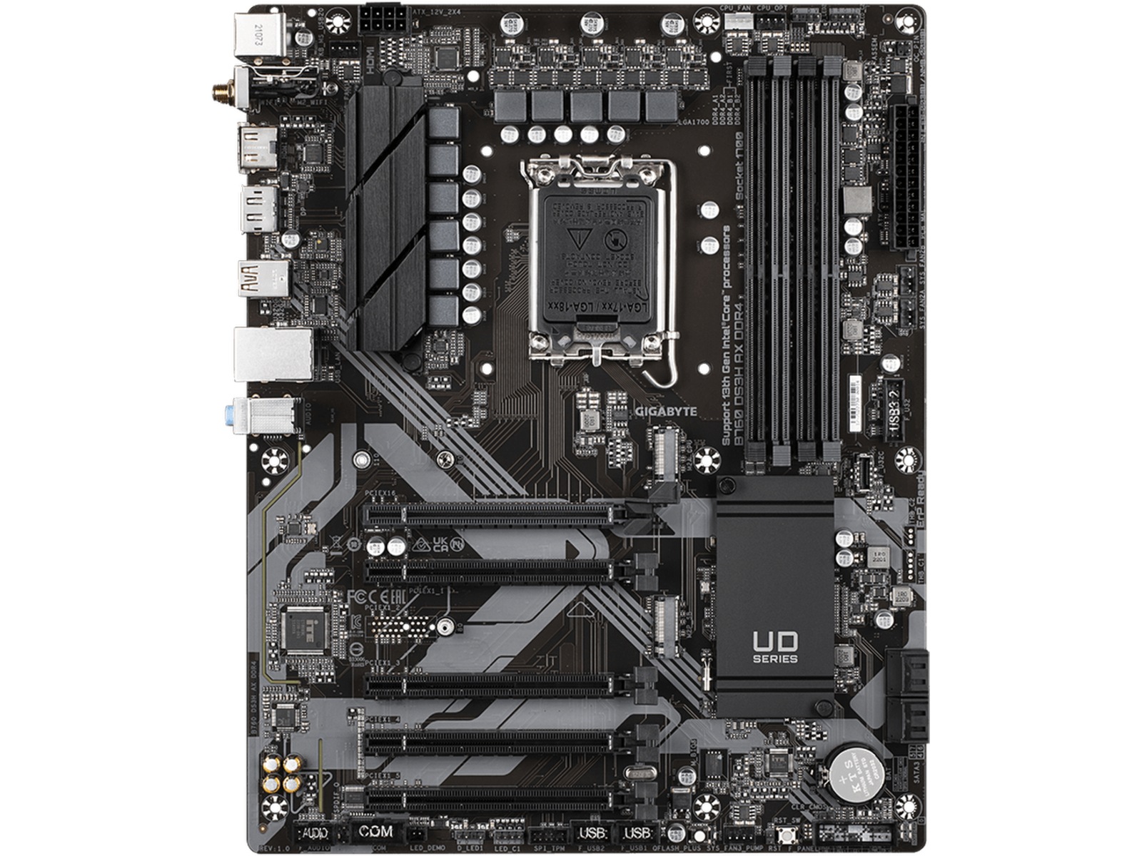 Gigabyte B760 DS3H AX DDR4 Bundkort Intel Socket
