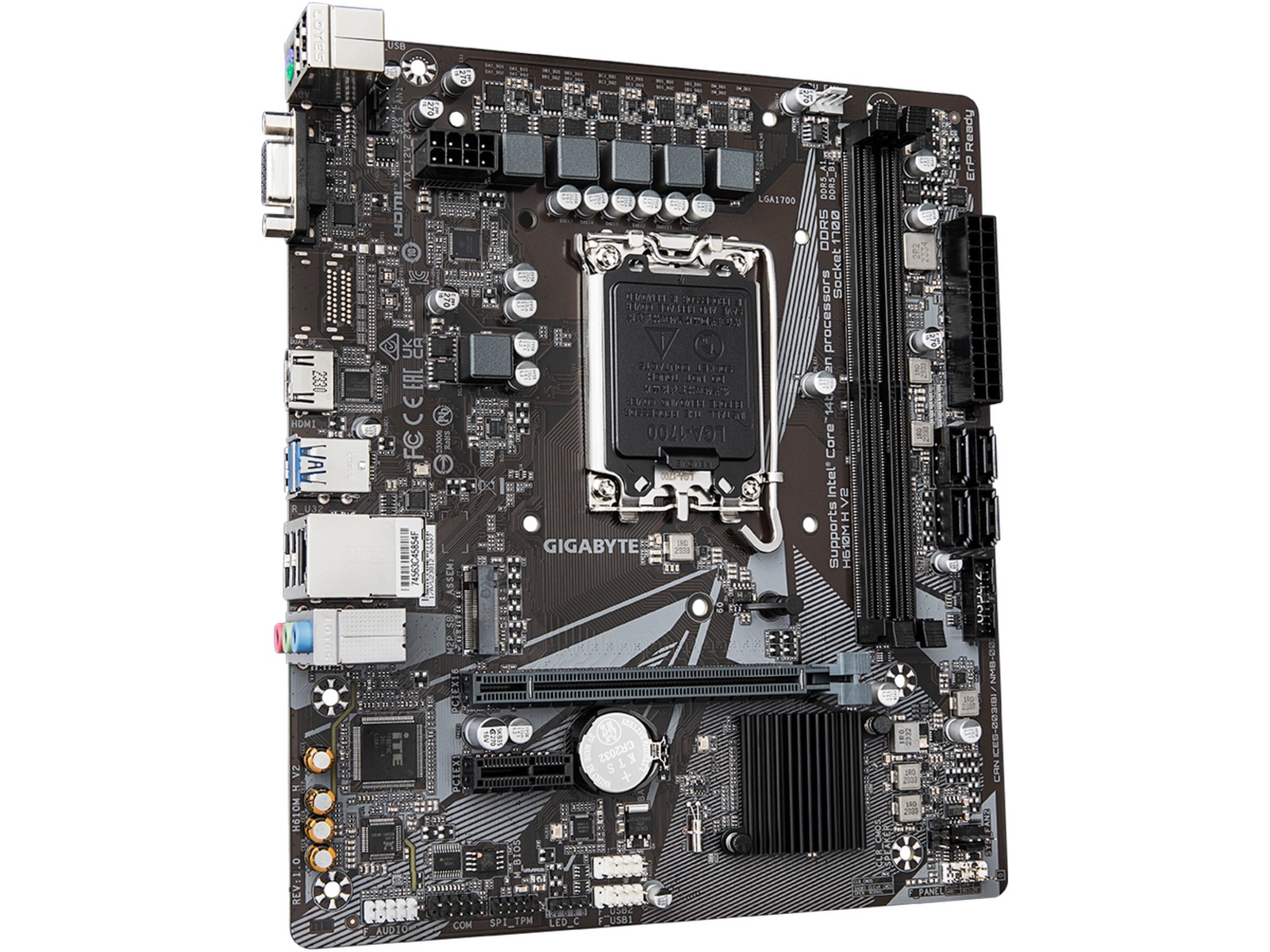 Gigabyte H610M H V2 Bundkort Intel Socket