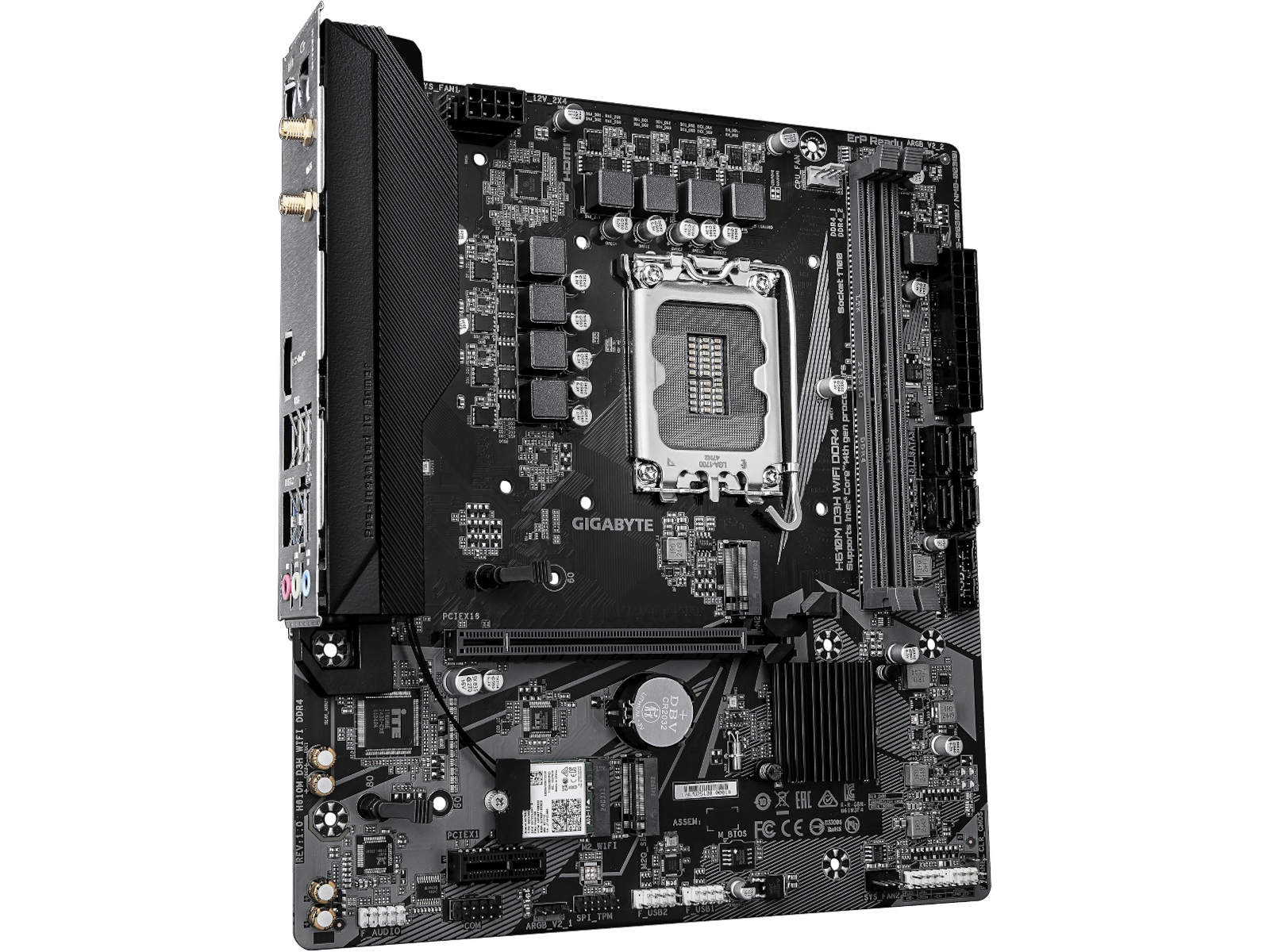 Gigabyte H610M D3H DDR4 WIFI Bundkort Intel Socket