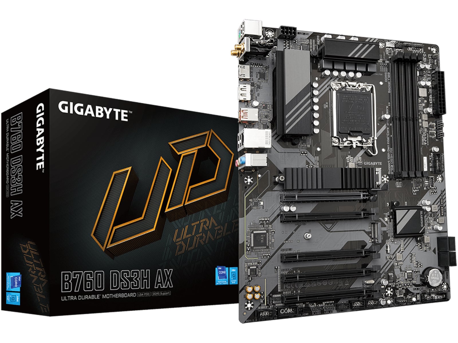 Gigabyte B760 DS3H AX Bundkort Intel Socket