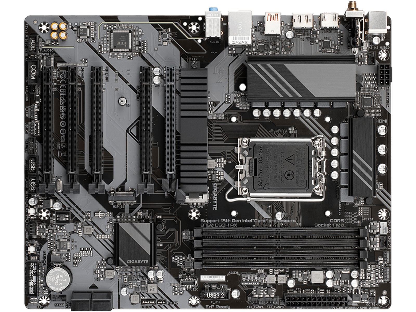Gigabyte B760 DS3H AX Bundkort Intel Socket