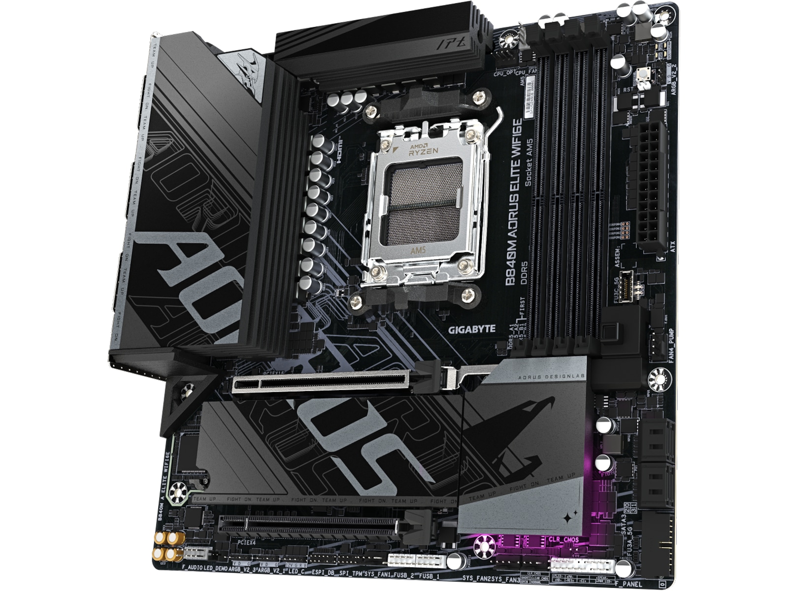 Gigabyte B840M AORUS ELITE WIFI6E Bundkort AMD Socket