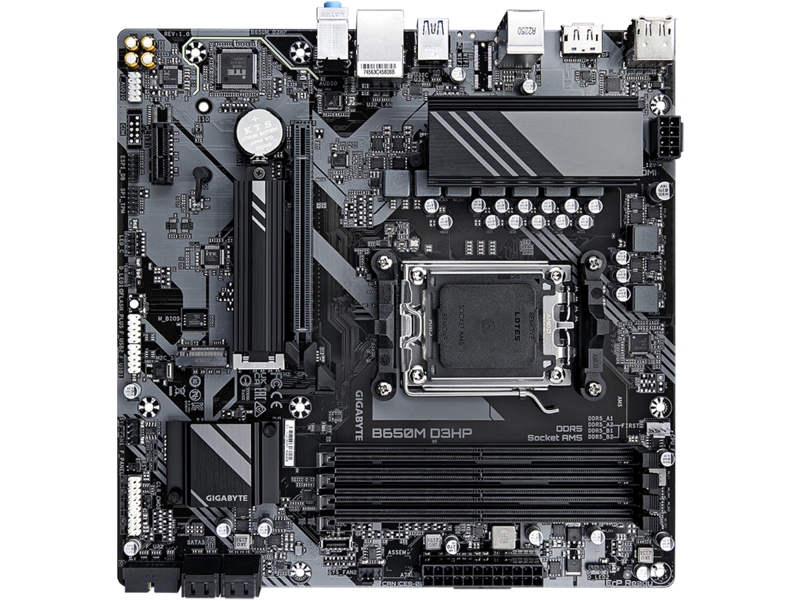 Gigabyte B650M D3HP Bundkort AMD Socket