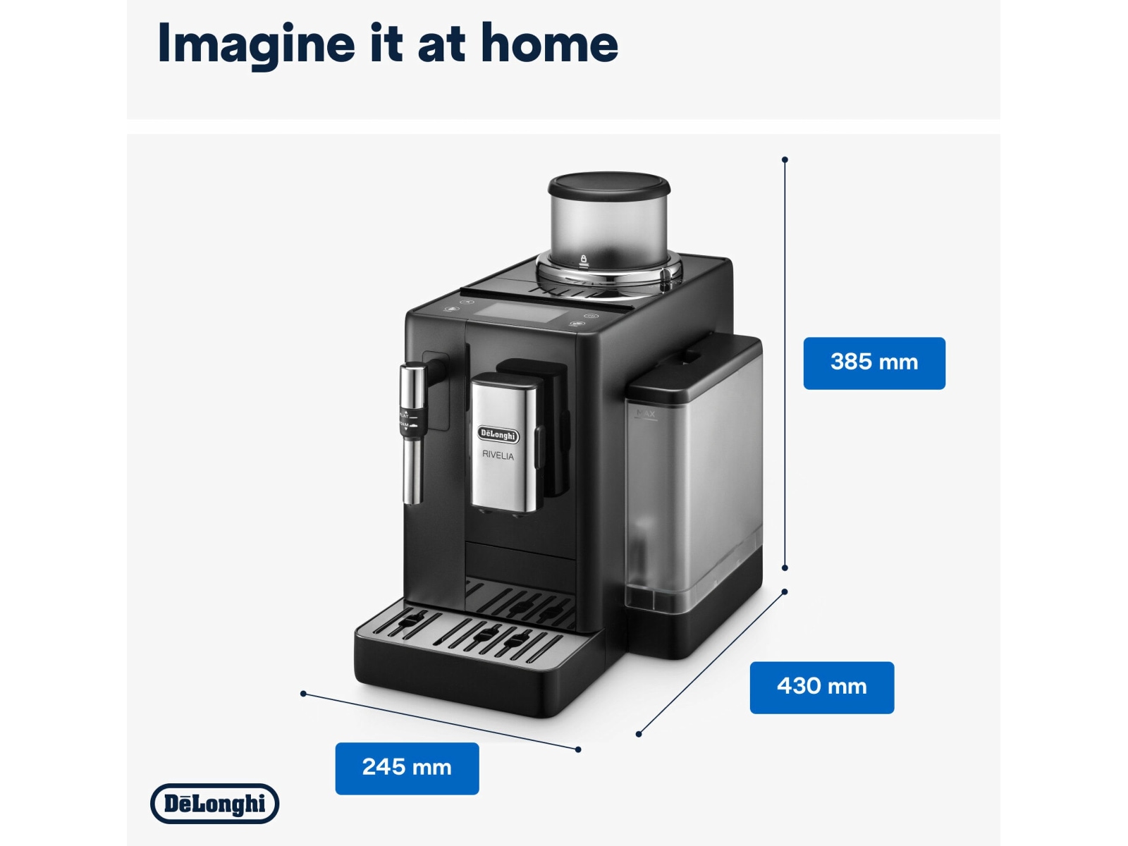 DeLonghi Rivelia automatisk kaffemaskine Espressomaskiner