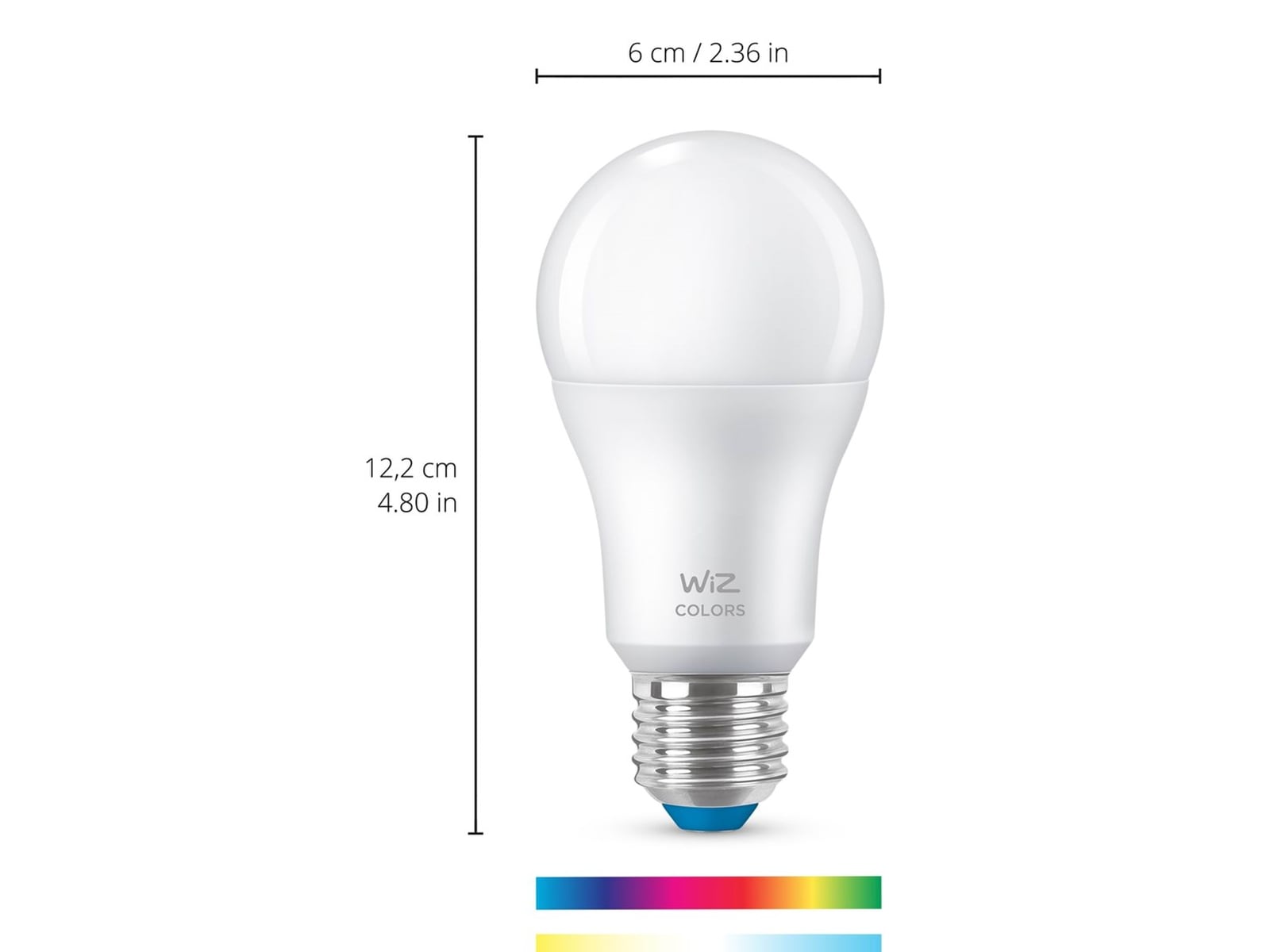 WiZ BLE 60w E27 pære (3-pak) LED-pærer & elpærer