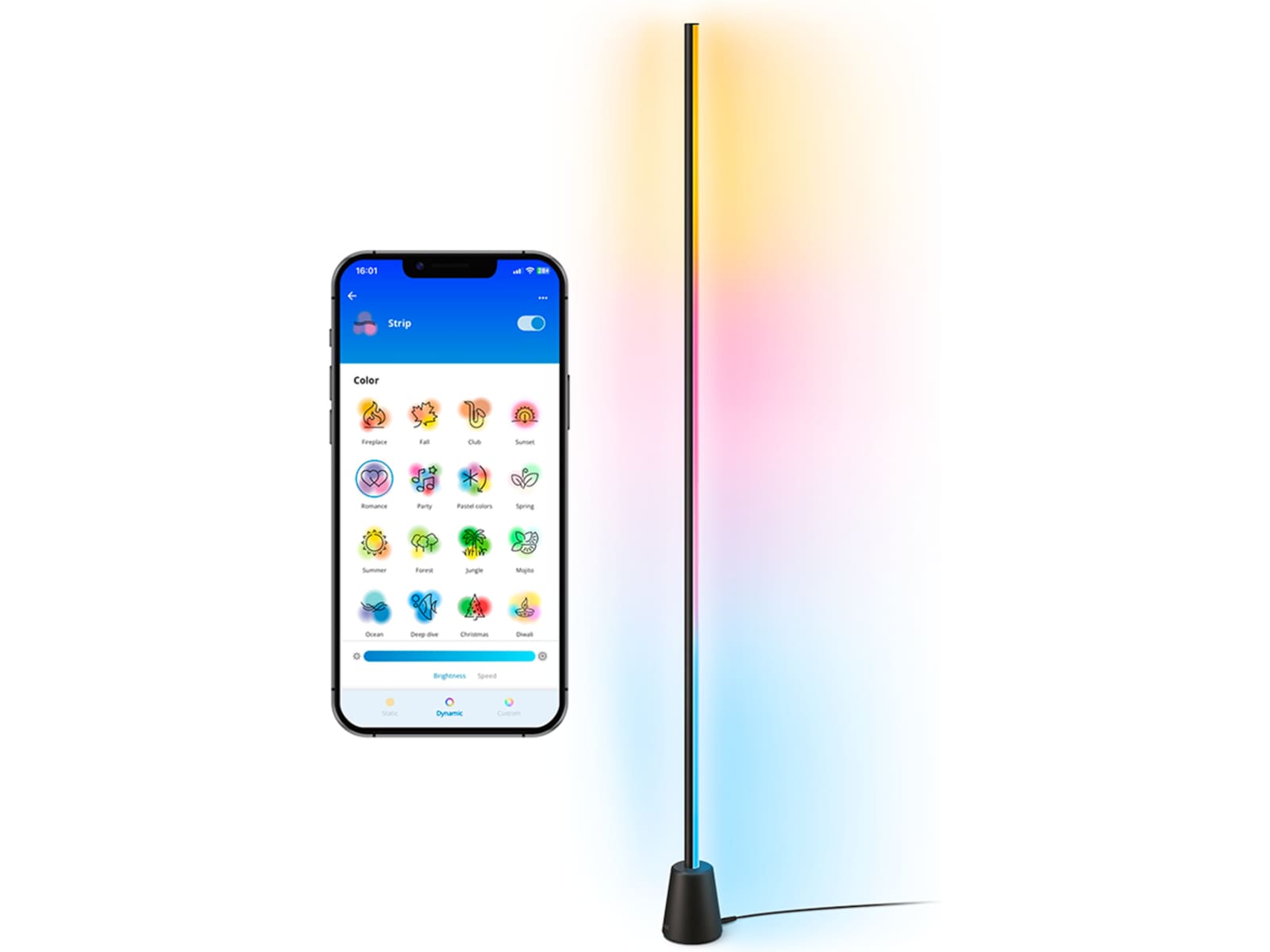 WiZ RGBIC Gradient Gulvlampe Gulvlampe