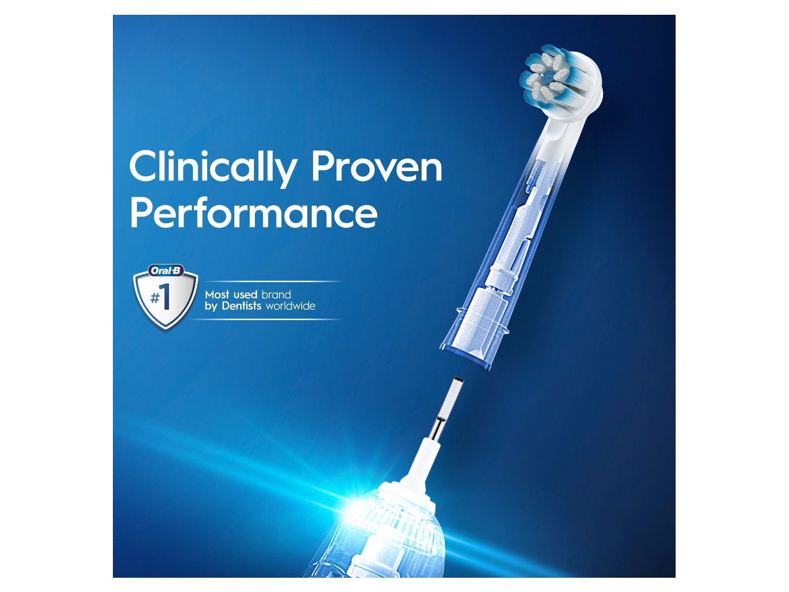 Oral-B Pro Sensitive Clean Børstehoveder (10 stk) Tandbørstehoveder