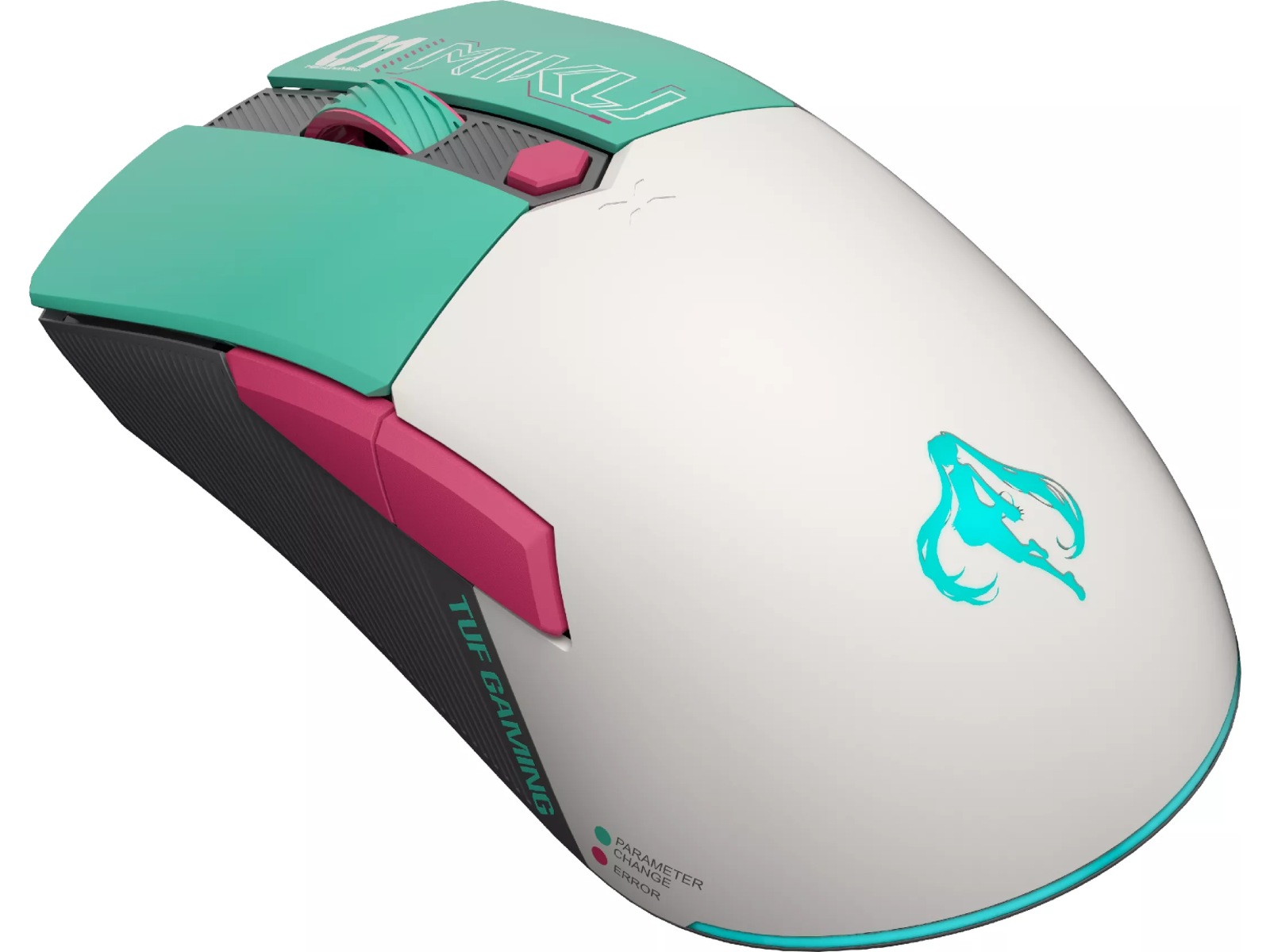 ASUS TUF Gaming Mini Trådløs Gamingmus Hatsune Miku Gamingmus