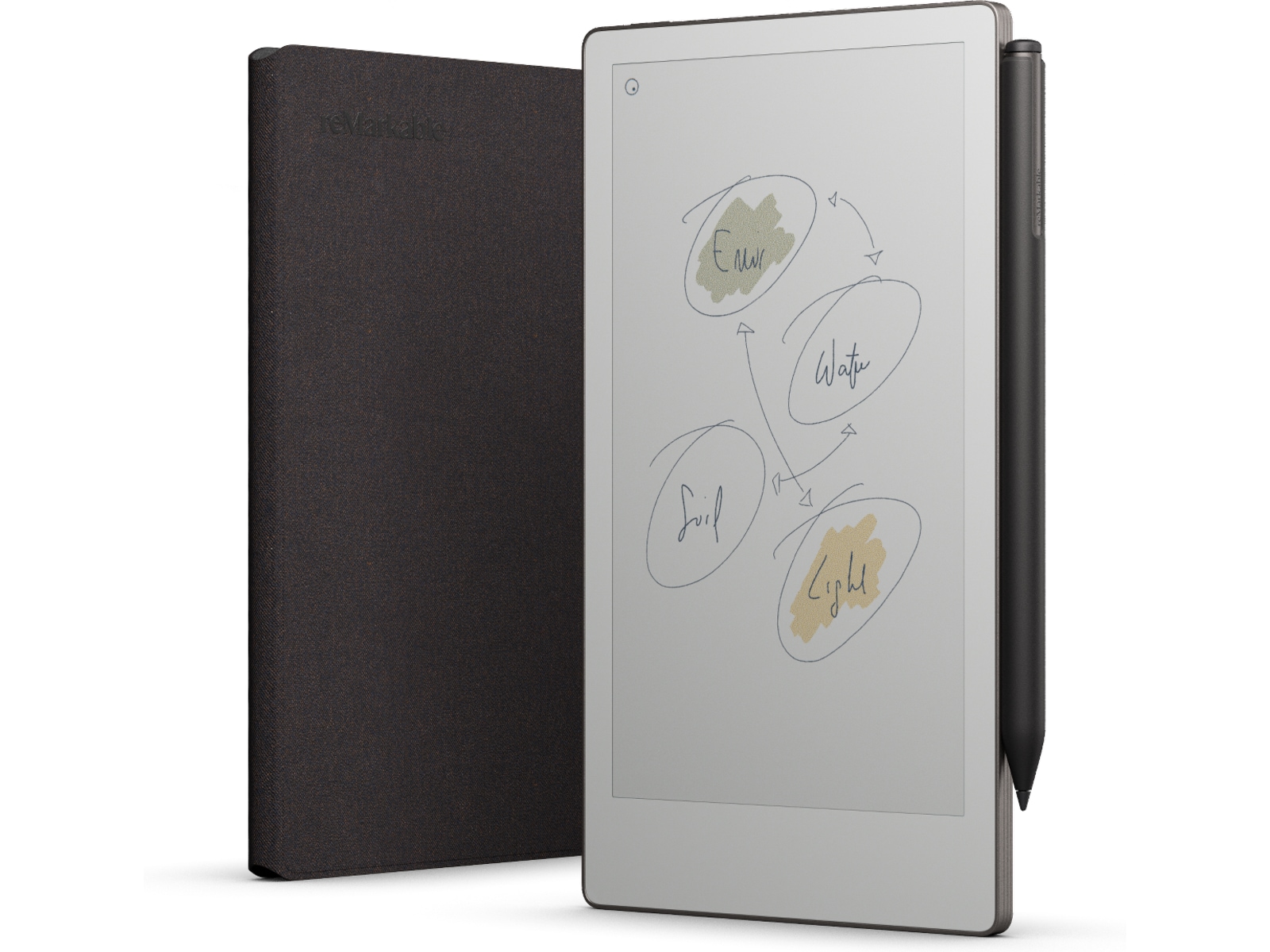 reMarkable Paper Pro Move 7.3" inkl. Marker Plus & Book Folio (basalt) Digitale paper & tilbehør