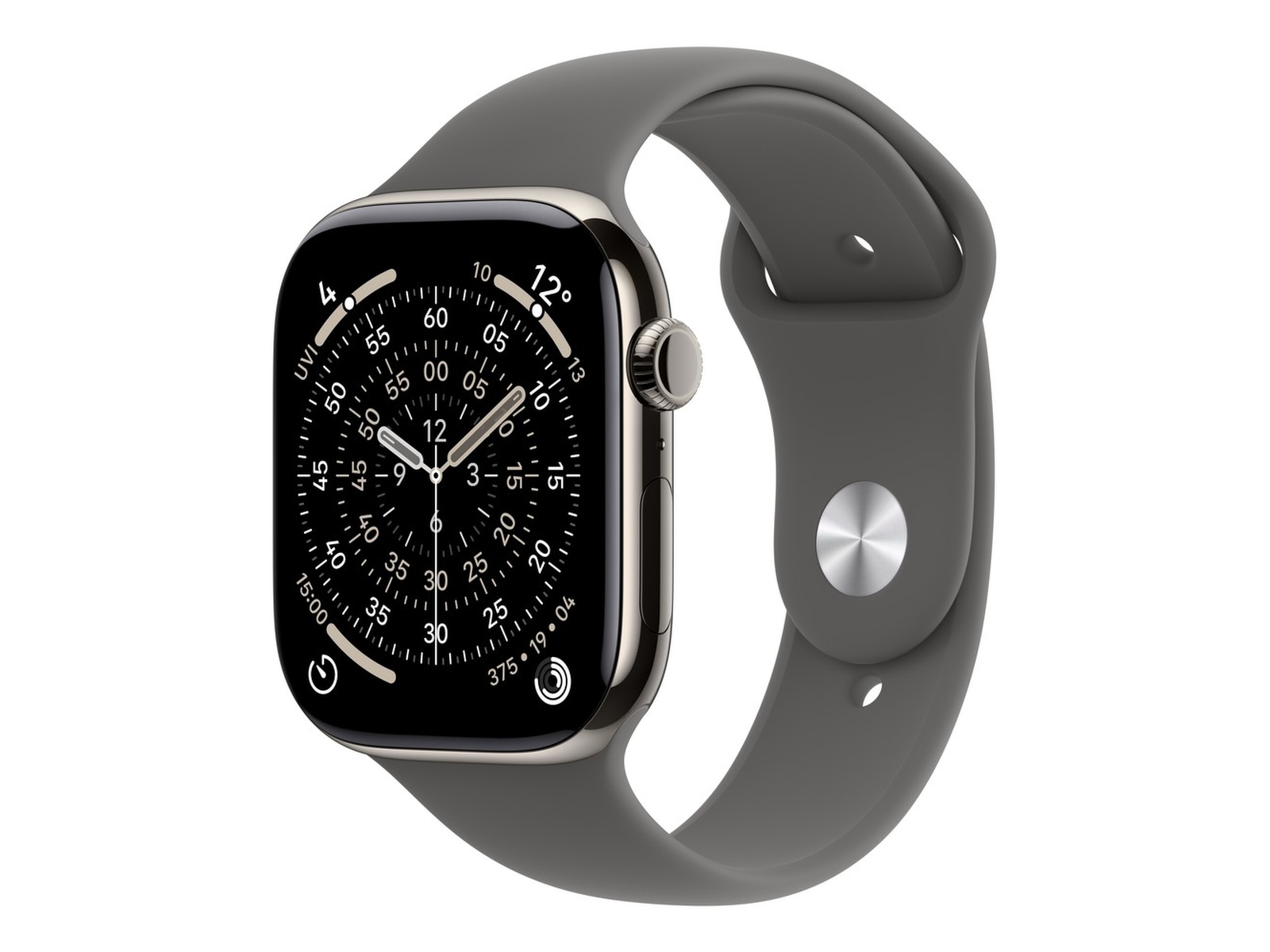 Apple Watch Series 11 GPS + LTE 46mm Titanium (naturlig) Smartwatches