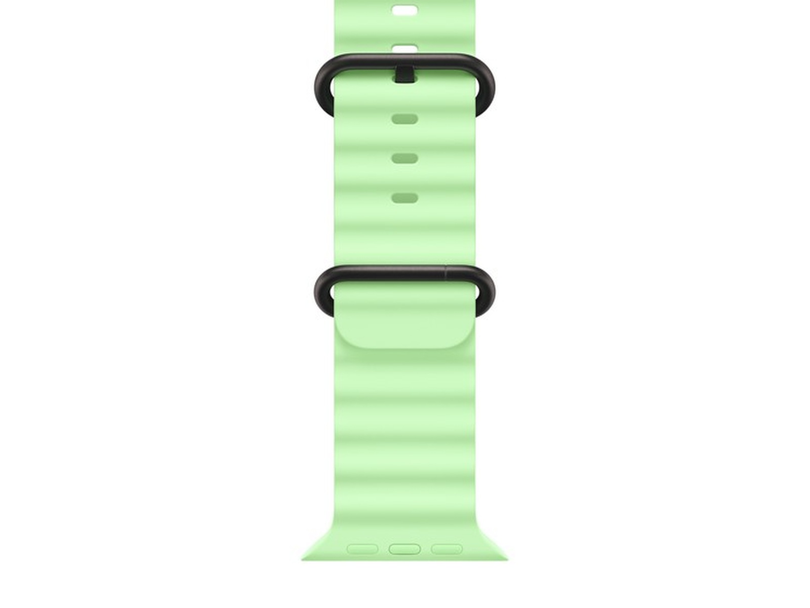 Apple Watch 49mm Black Titanium Ocean Band (neon green) Rem