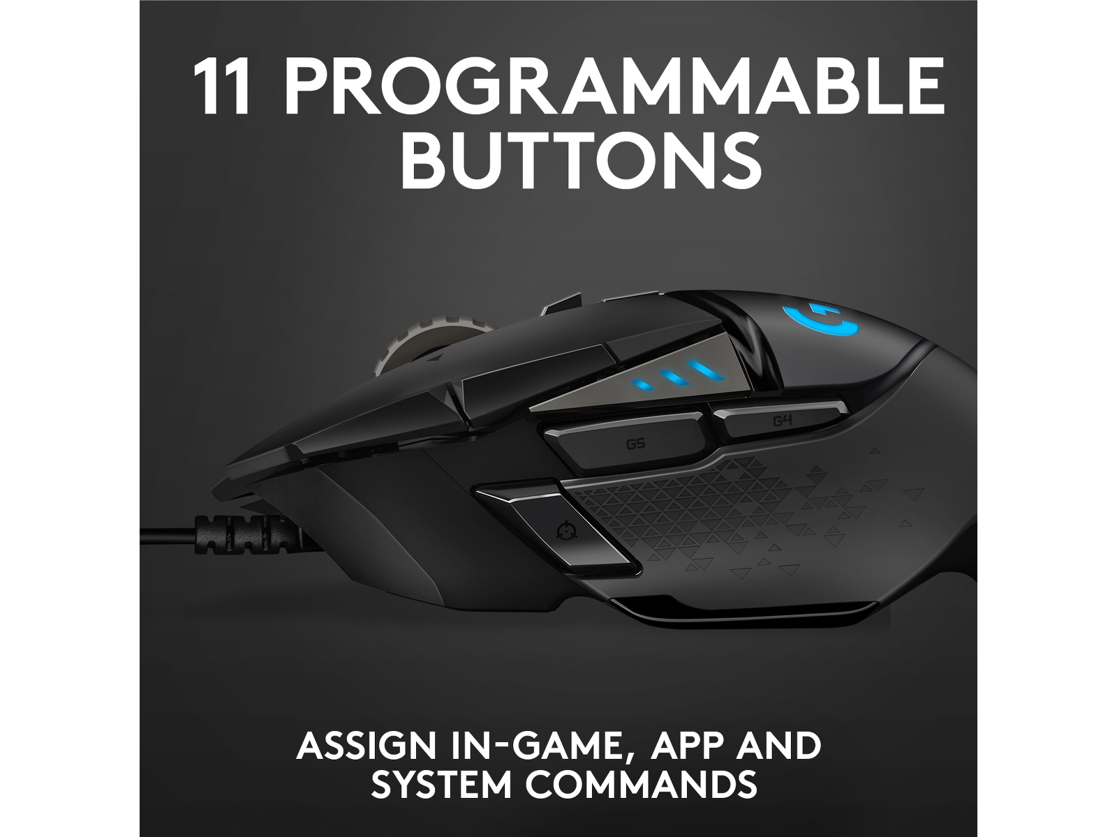 Logitech G502 HERO Gamingmus (sort) Gamingmus