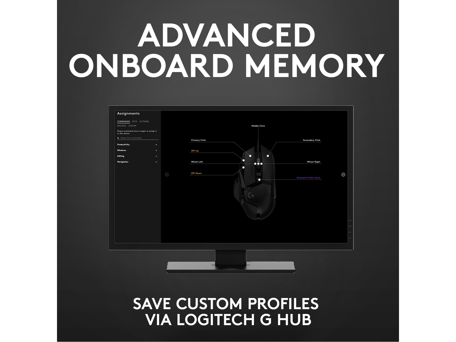 Logitech G502 HERO Gamingmus (sort) Gamingmus