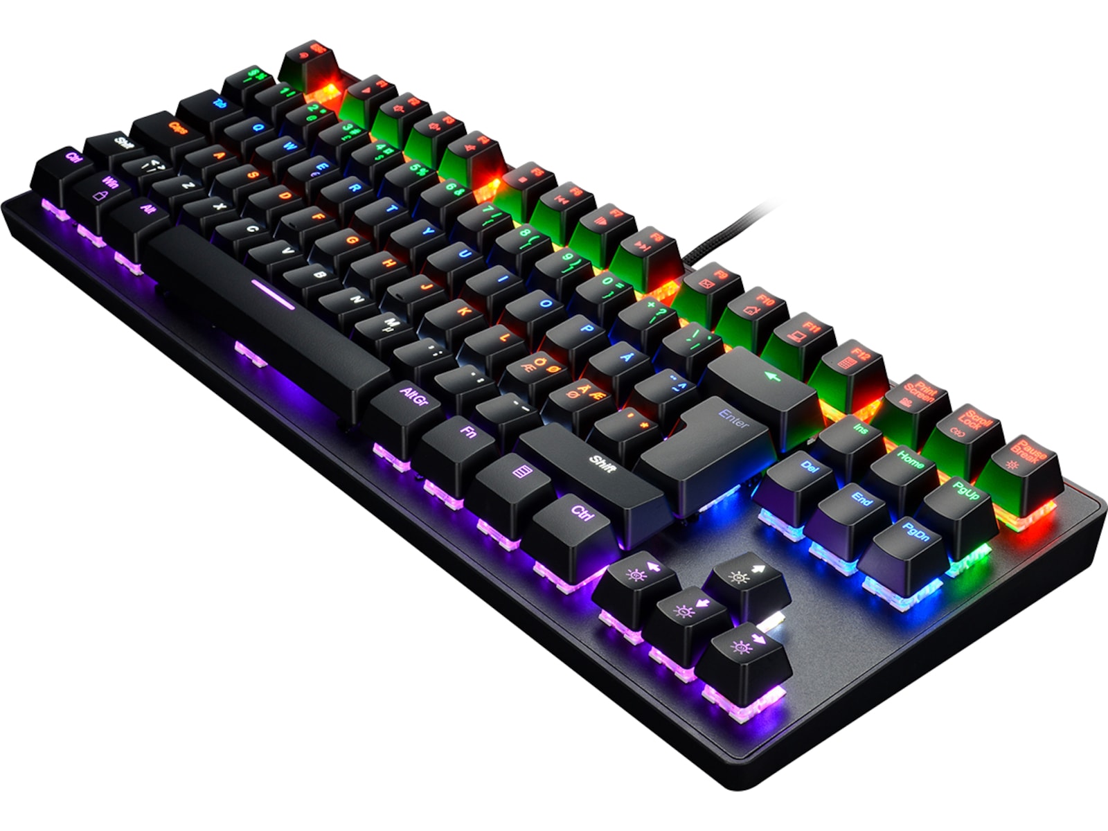 Zar Gaming Tastatur TKL Gaming keyboard Komplett.dk