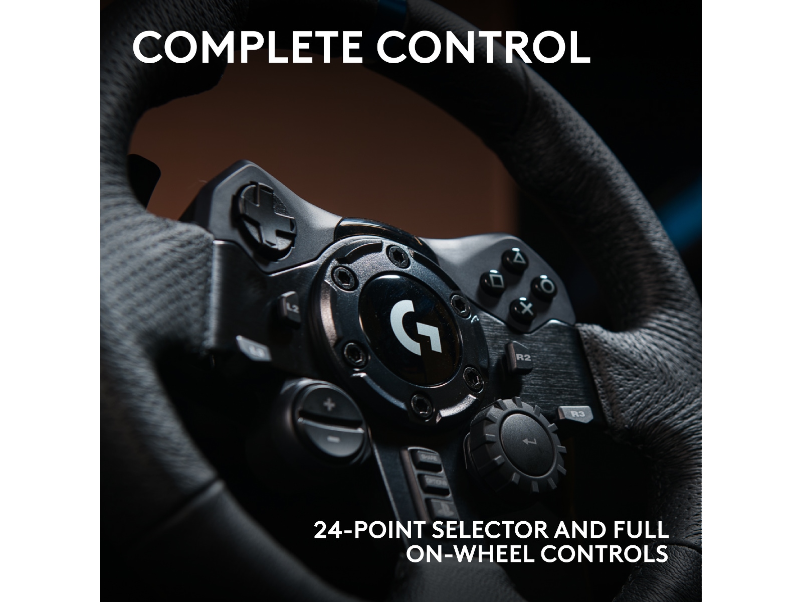 Logitech G923 Driving Force Racing PS4/PS5/PC Rat og pedaler