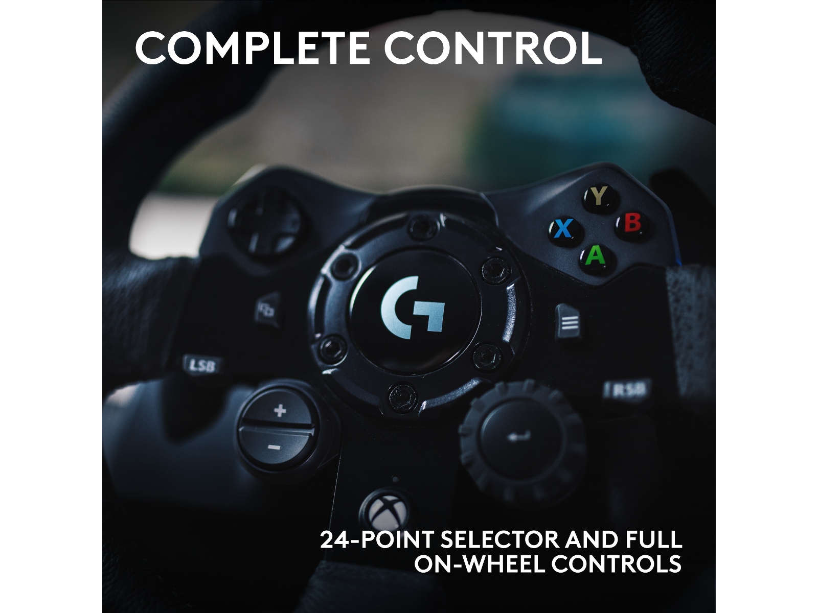 Logitech G923 Driving Force Racing XBX/XBS/XB1 Rat og pedaler