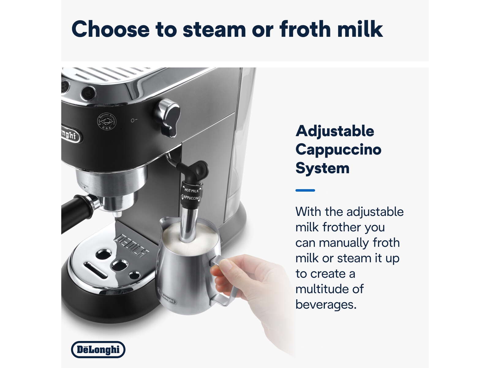 DeLonghi Dedica Style EC685.BK Manuel espressomaskine (sort) Espressomaskiner